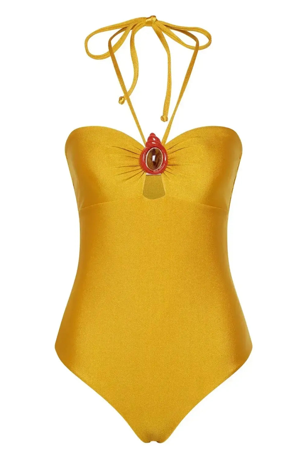 Maiô TQC Aviamento Concha Mostard