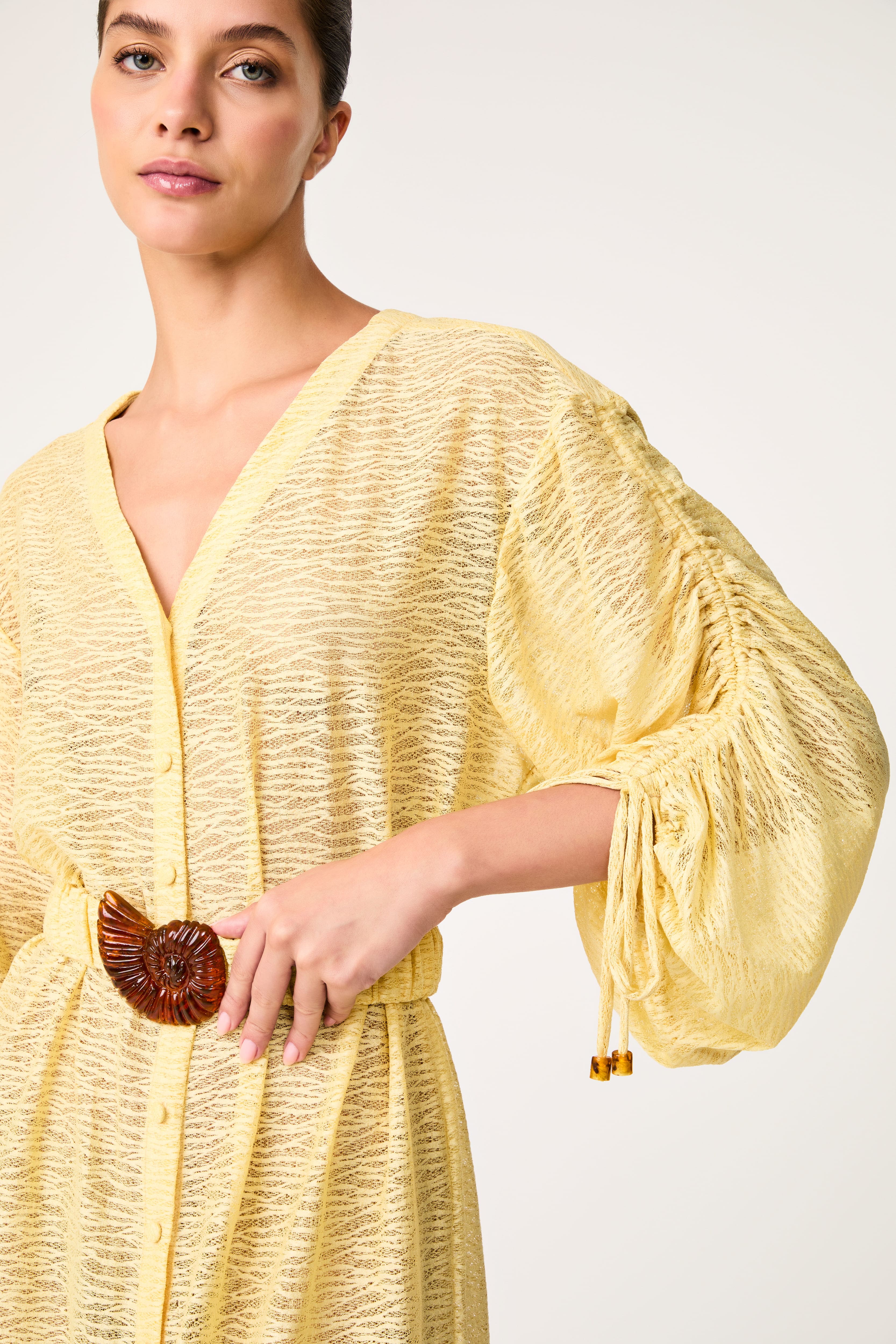 Chemise Tule Texturas Les Récifes Beurre