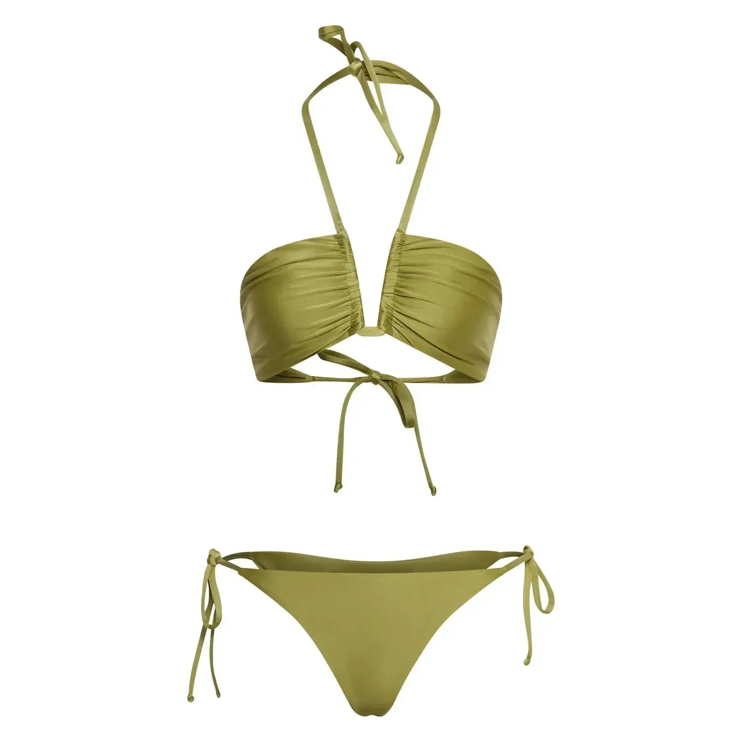 Biquíni Draped Pistache