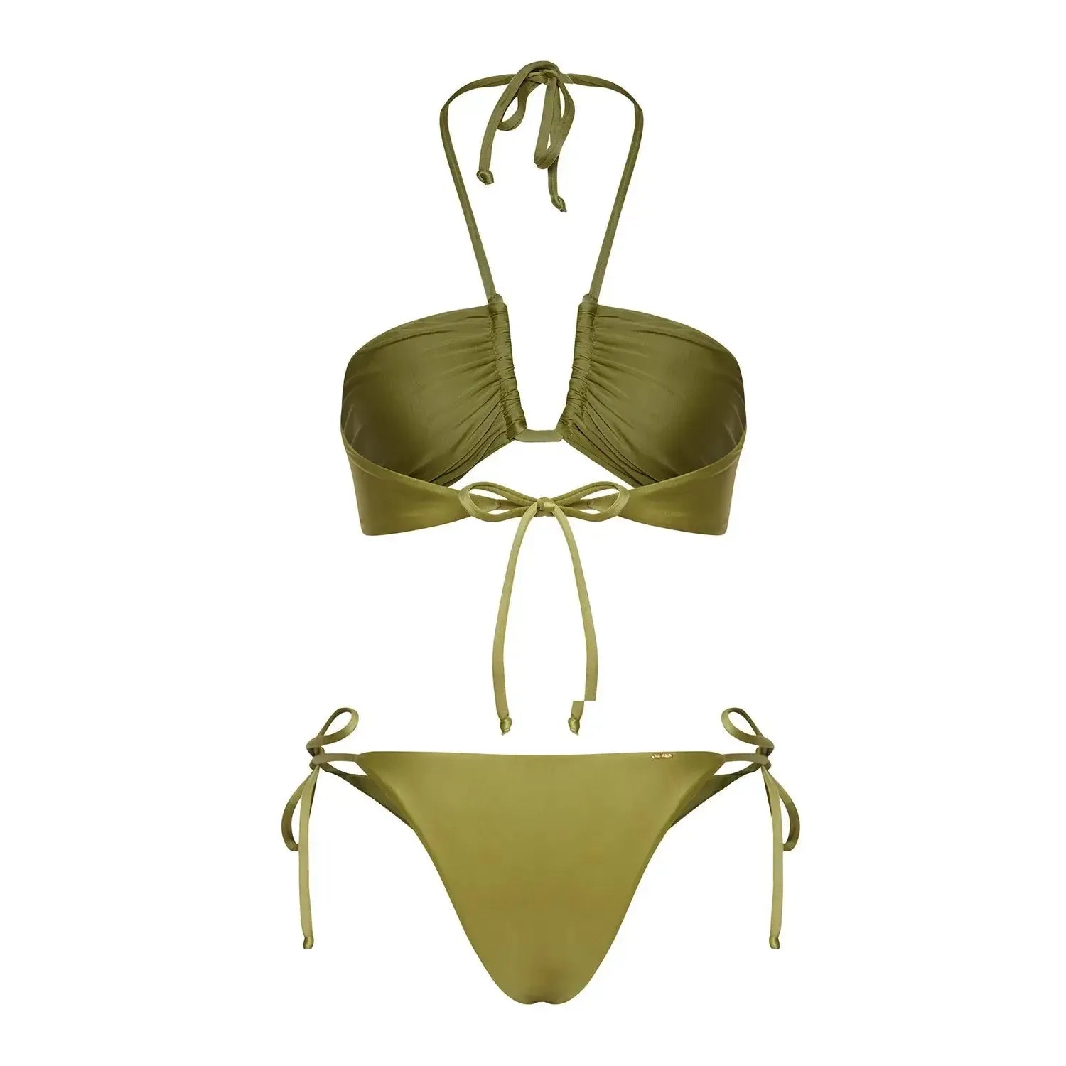 Biquíni Draped Pistache