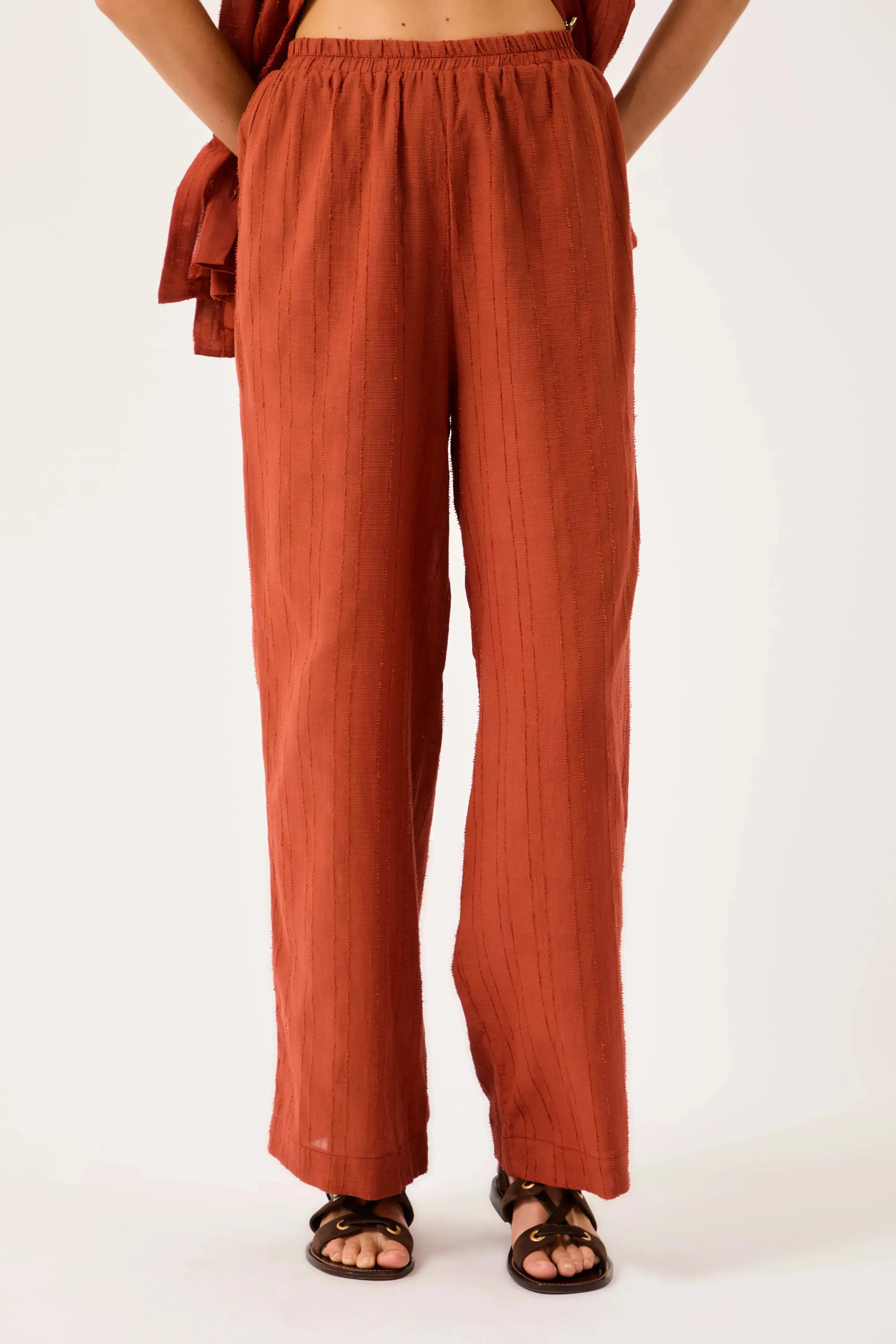 Calça Lumière Terracotta