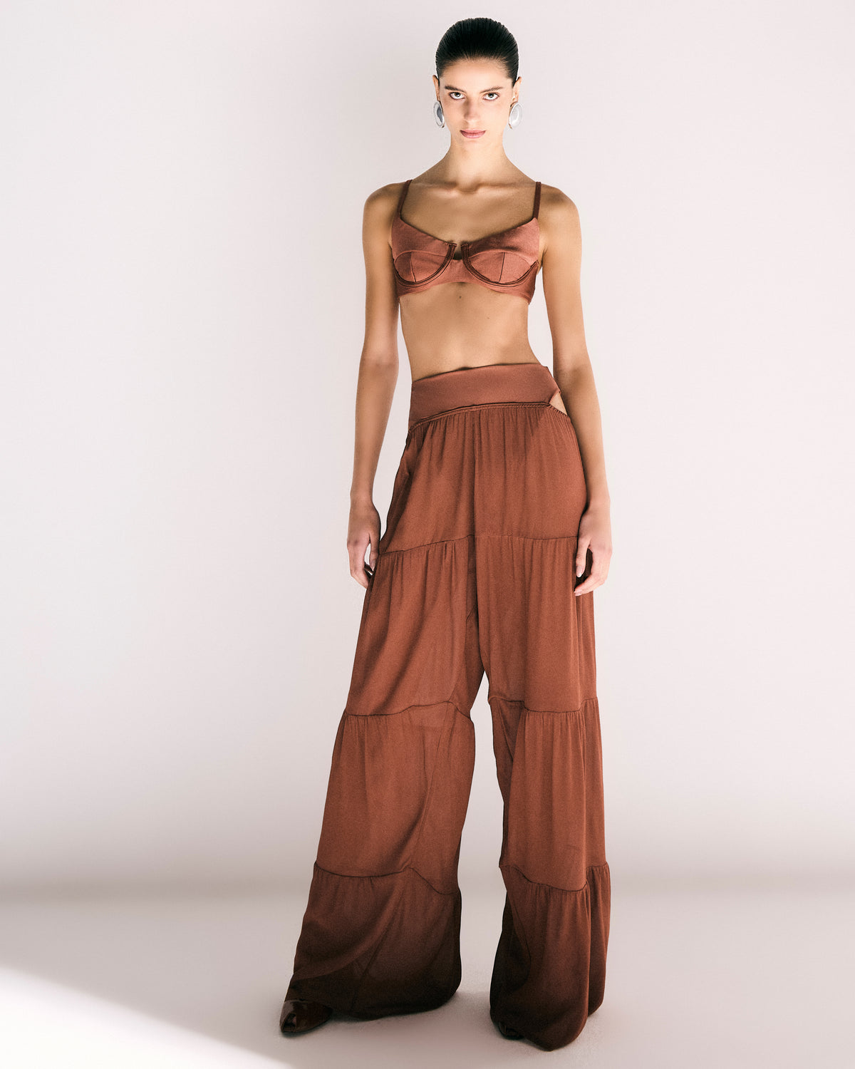 Calça Marias Collab Lolitta Bronze