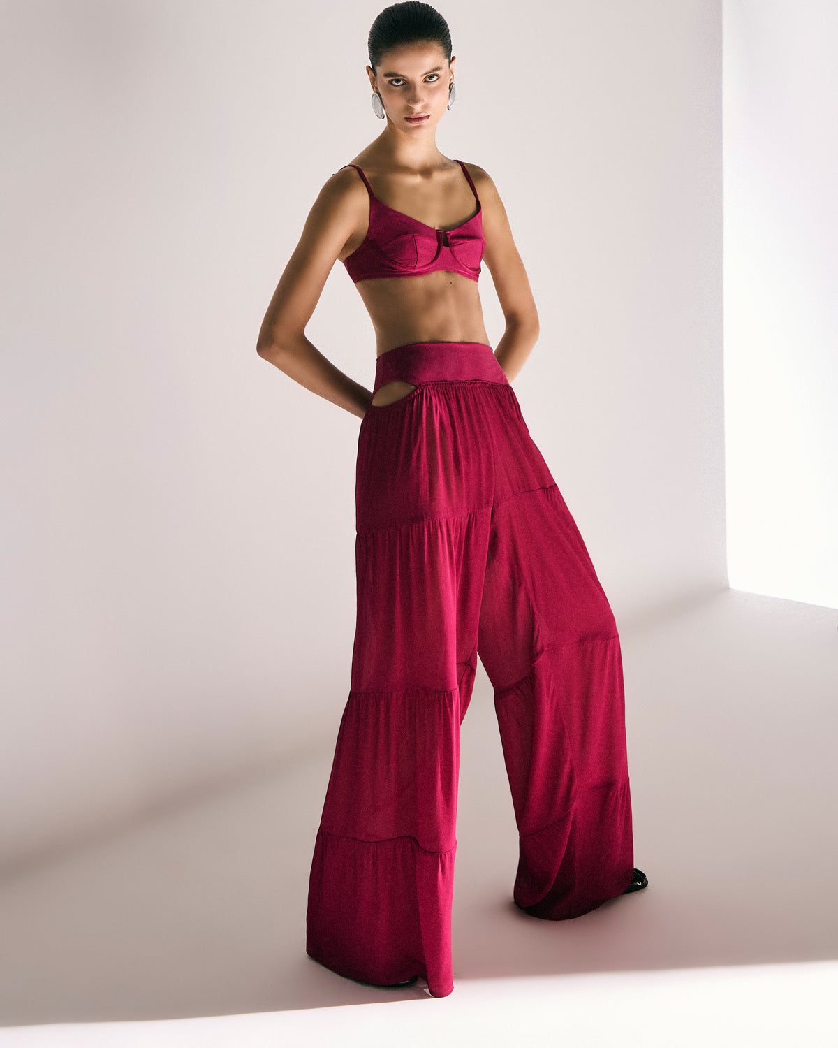 Calça Marias Collab Lolitta Framboesa