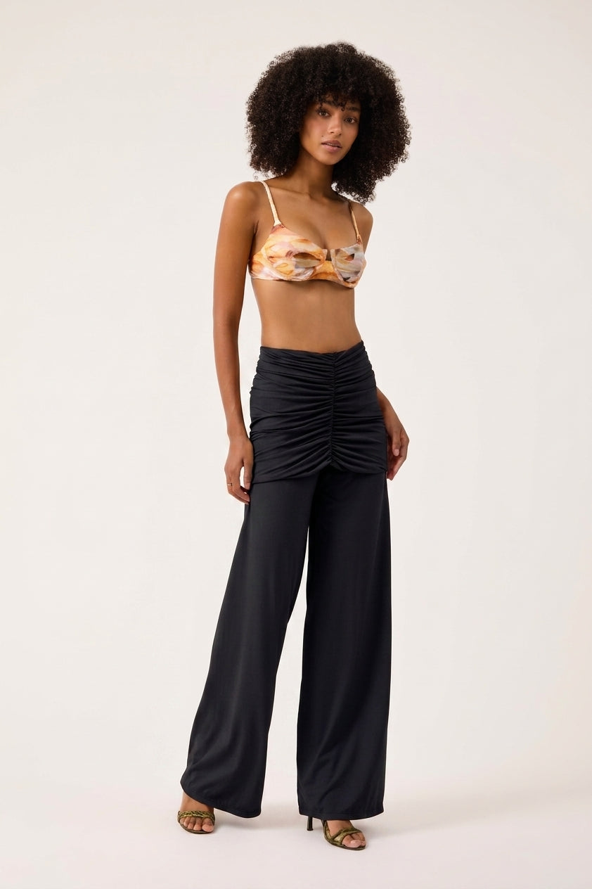 Calça Draped Mirage Black