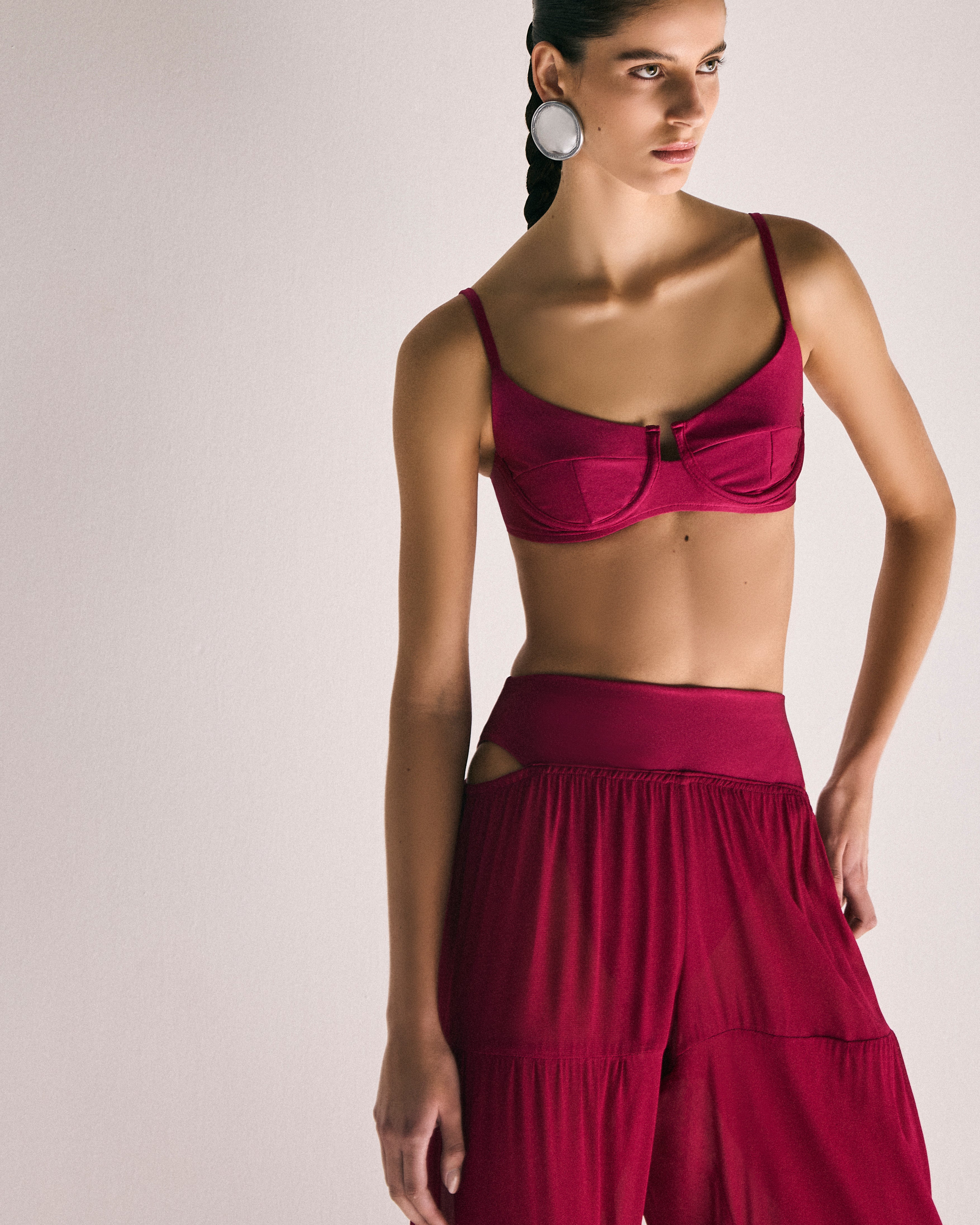 Calça Marias Collab Lolitta Framboesa