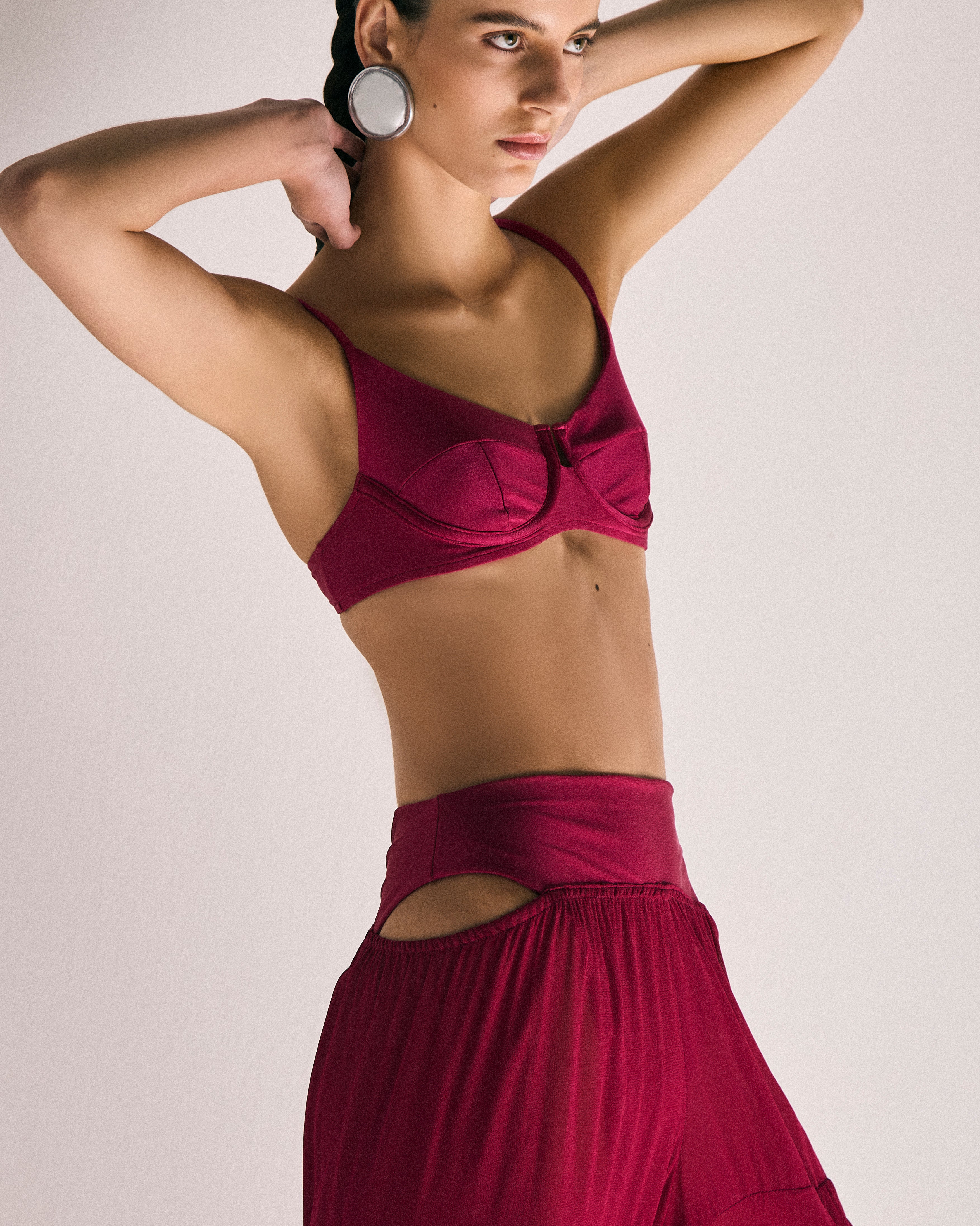 Calça Marias Collab Lolitta Framboesa