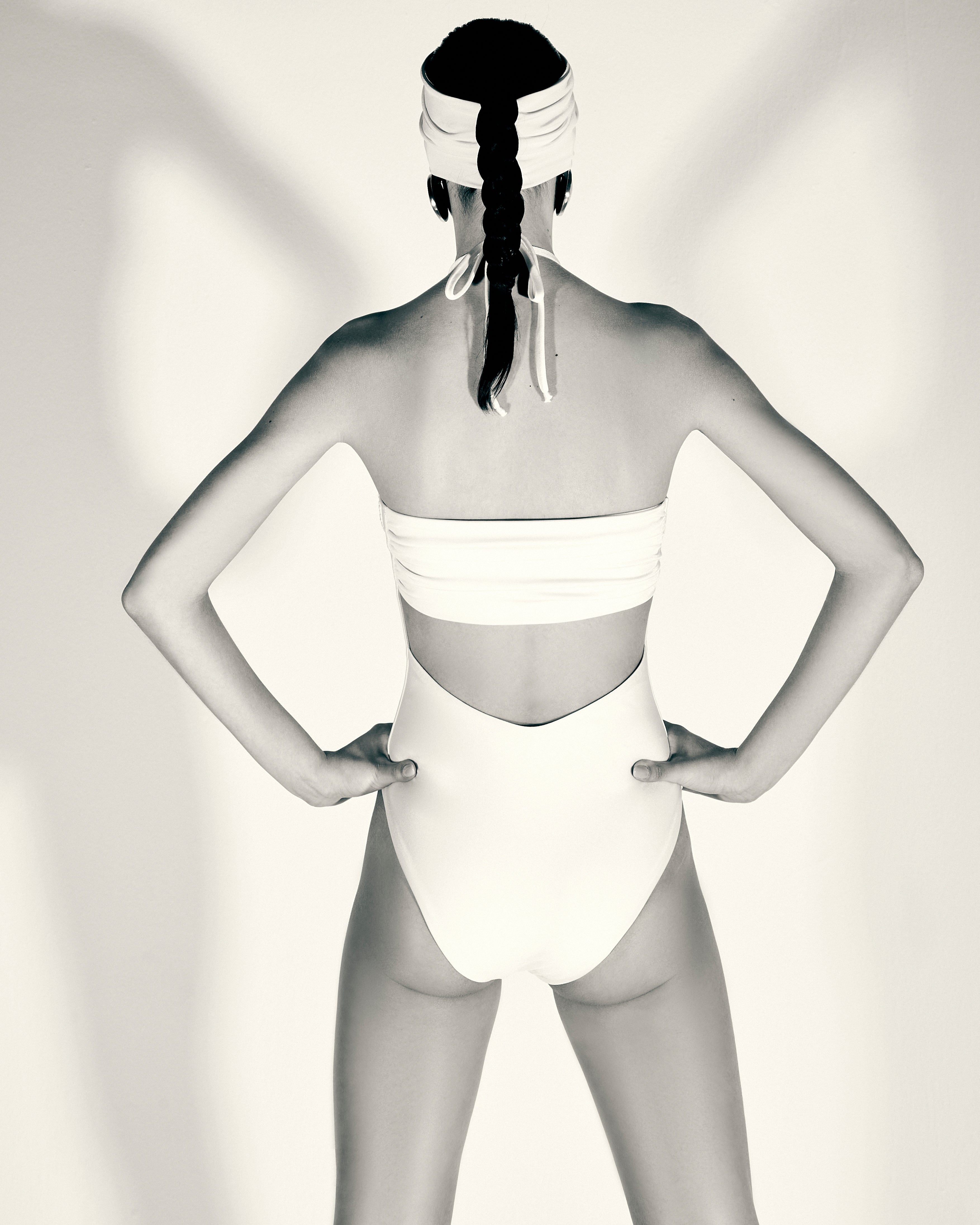 Maiô Drapeado Collab Lolitta Off White