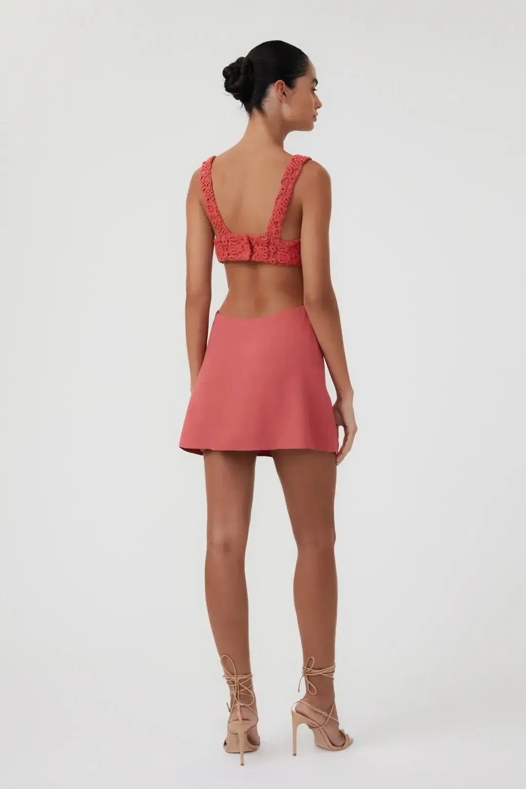 Macaquinho Top Renda Goiaba