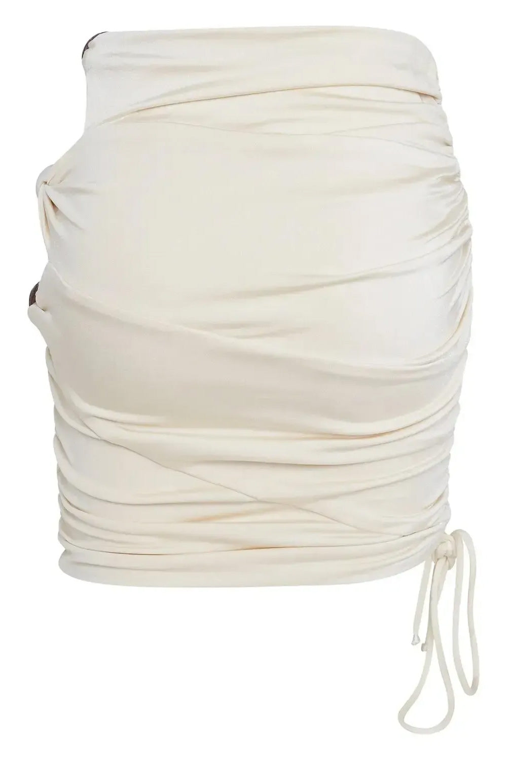 Saia Recortes Globo Disco Off White