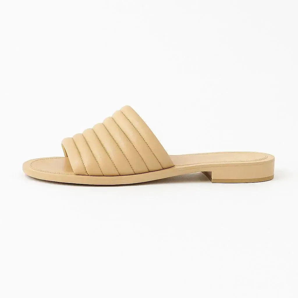 Sandália Flat Studio Doppio para Le Bain Vanilla