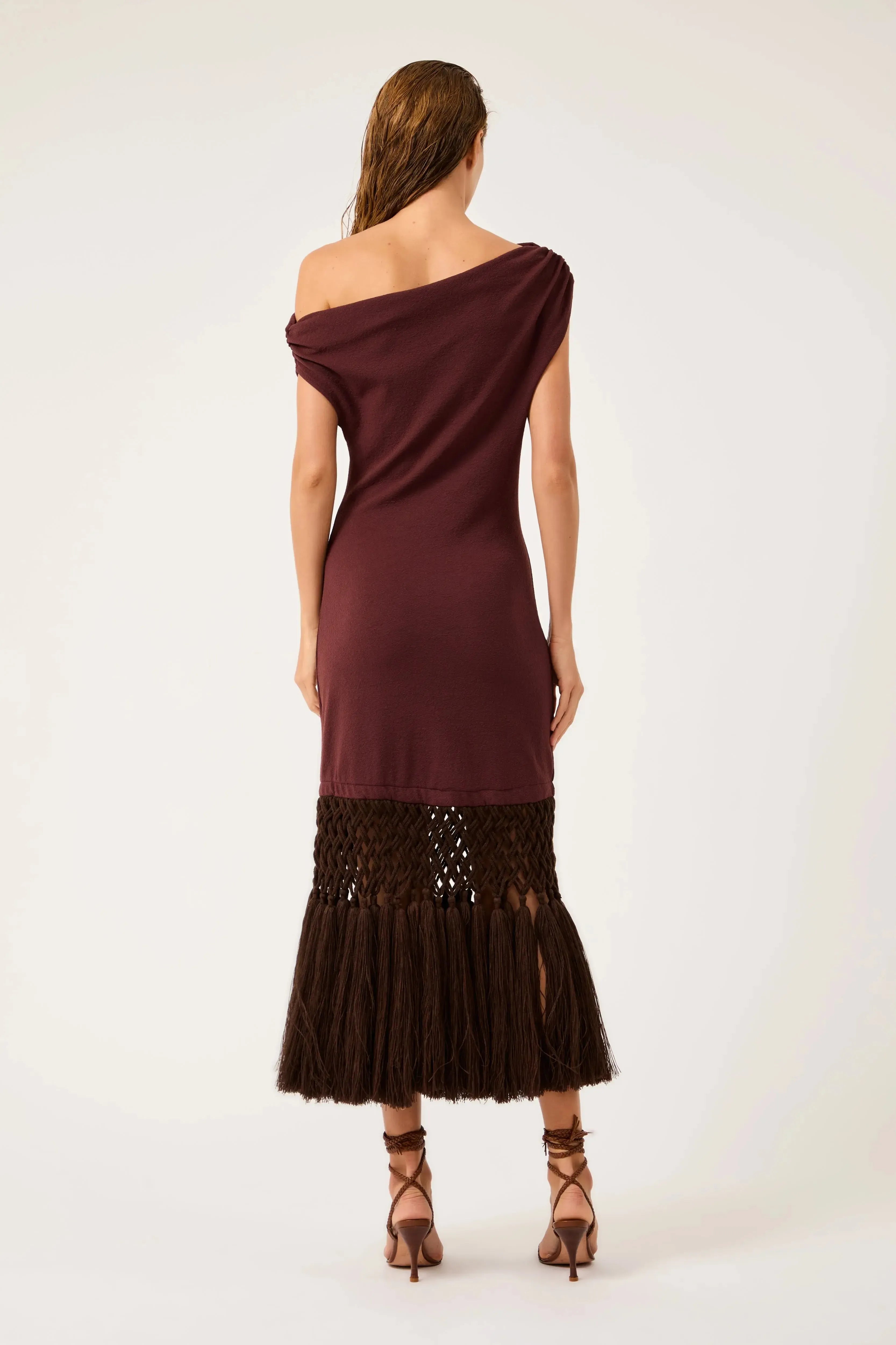 Vestido Franges D’oasis Mocha
