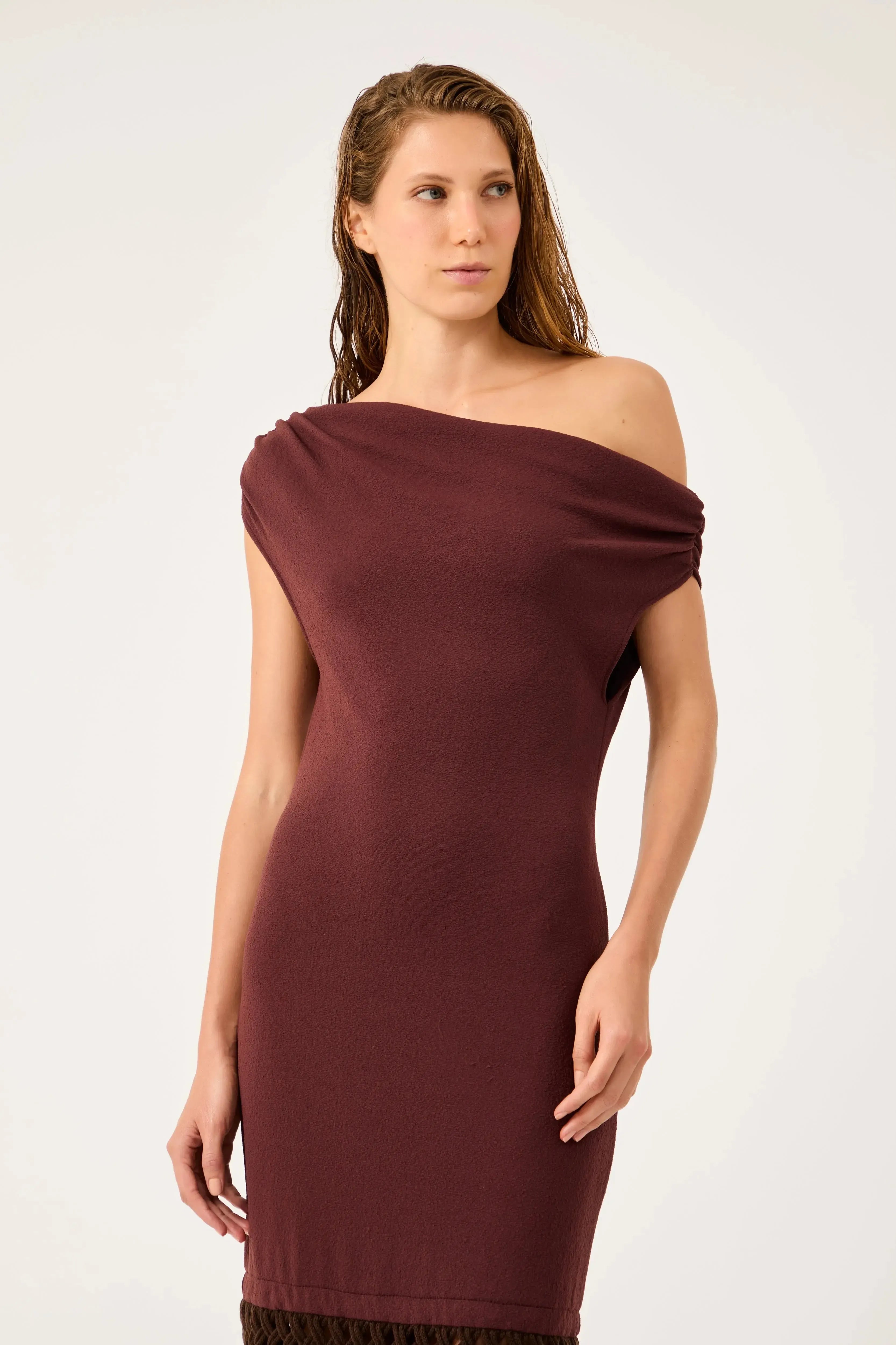 Vestido Franges D’oasis Mocha