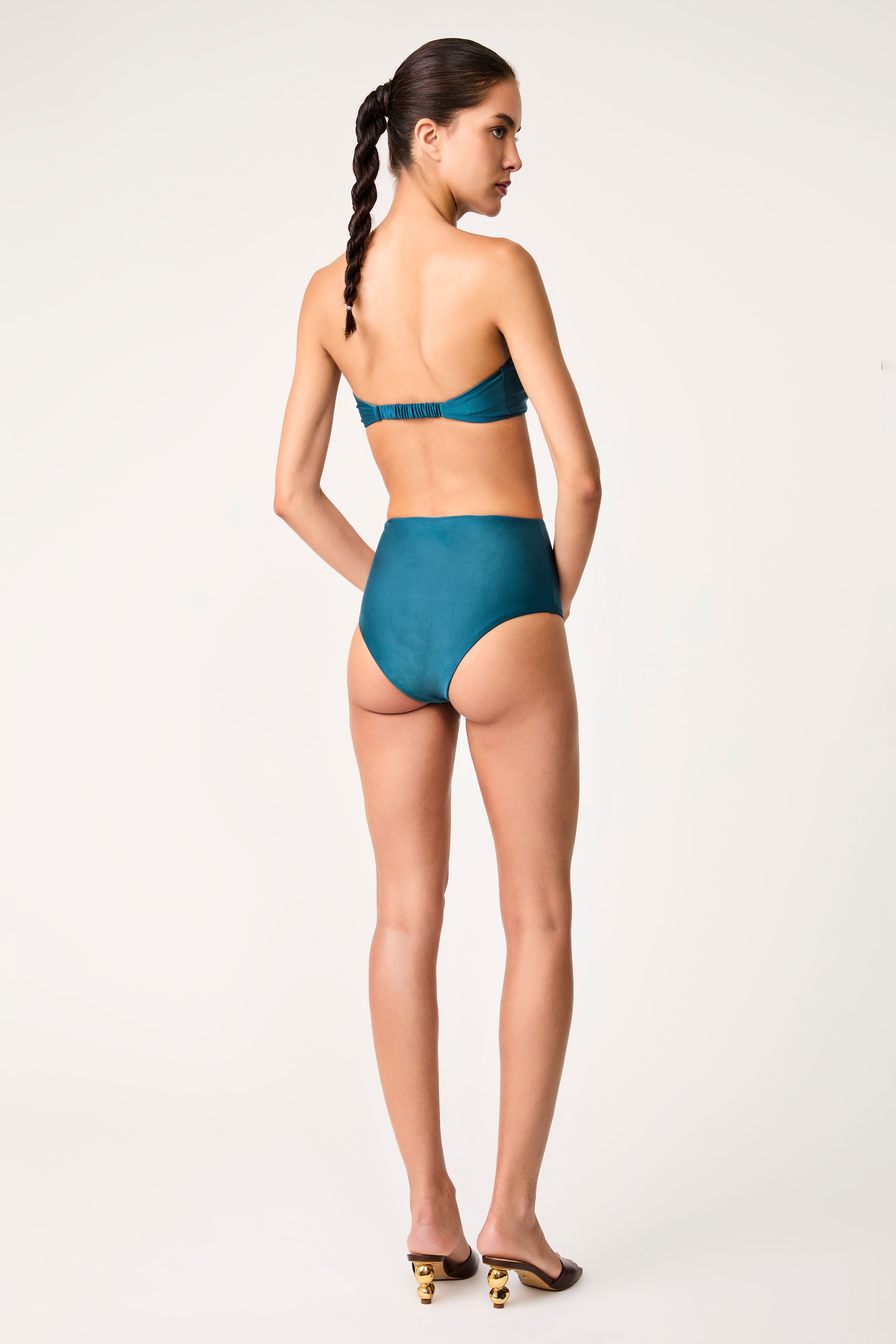 Biquíni Top Faixa Hot Pants La Nasse Verde Jade