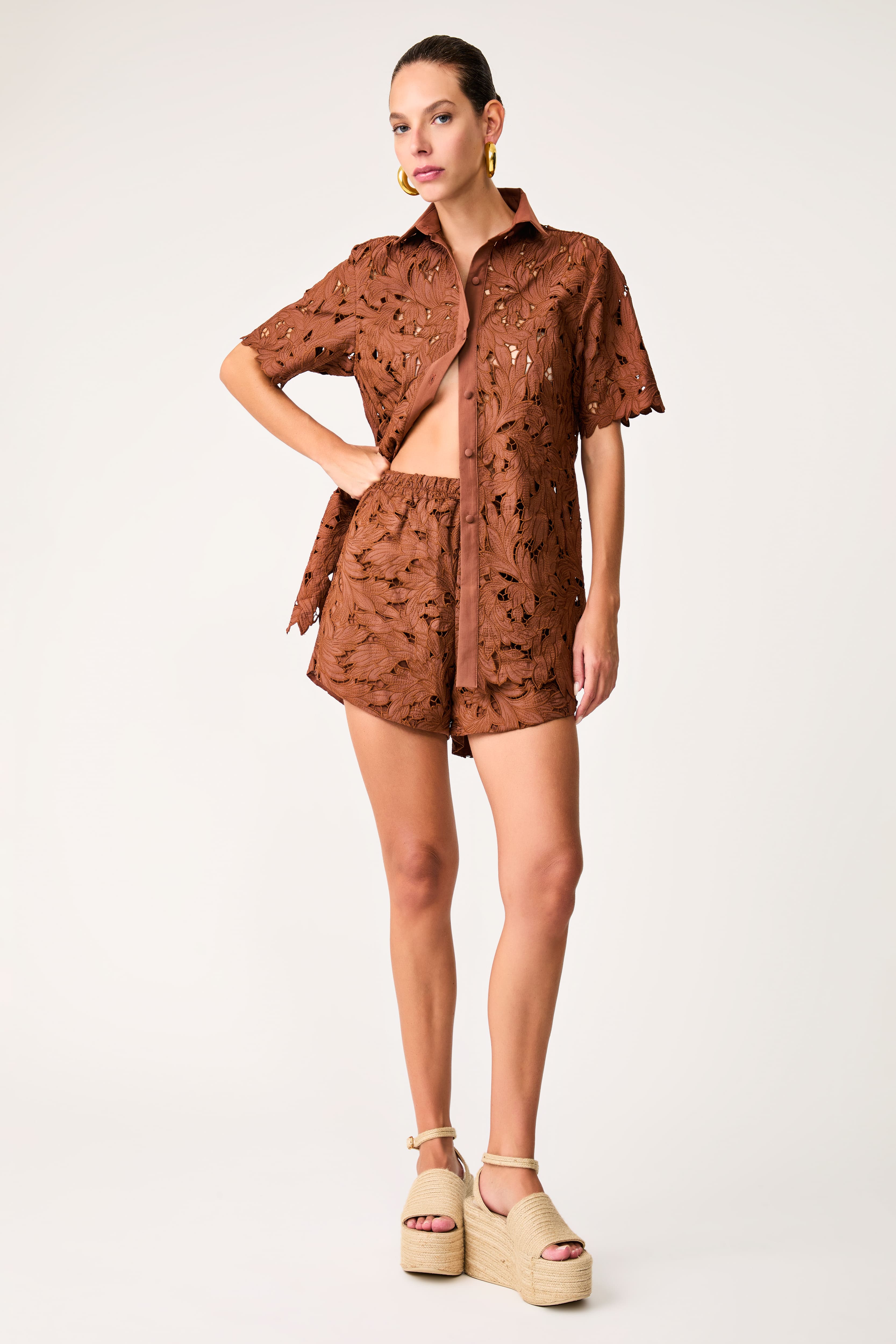 Shorts Richelieu Les Algues Mocha