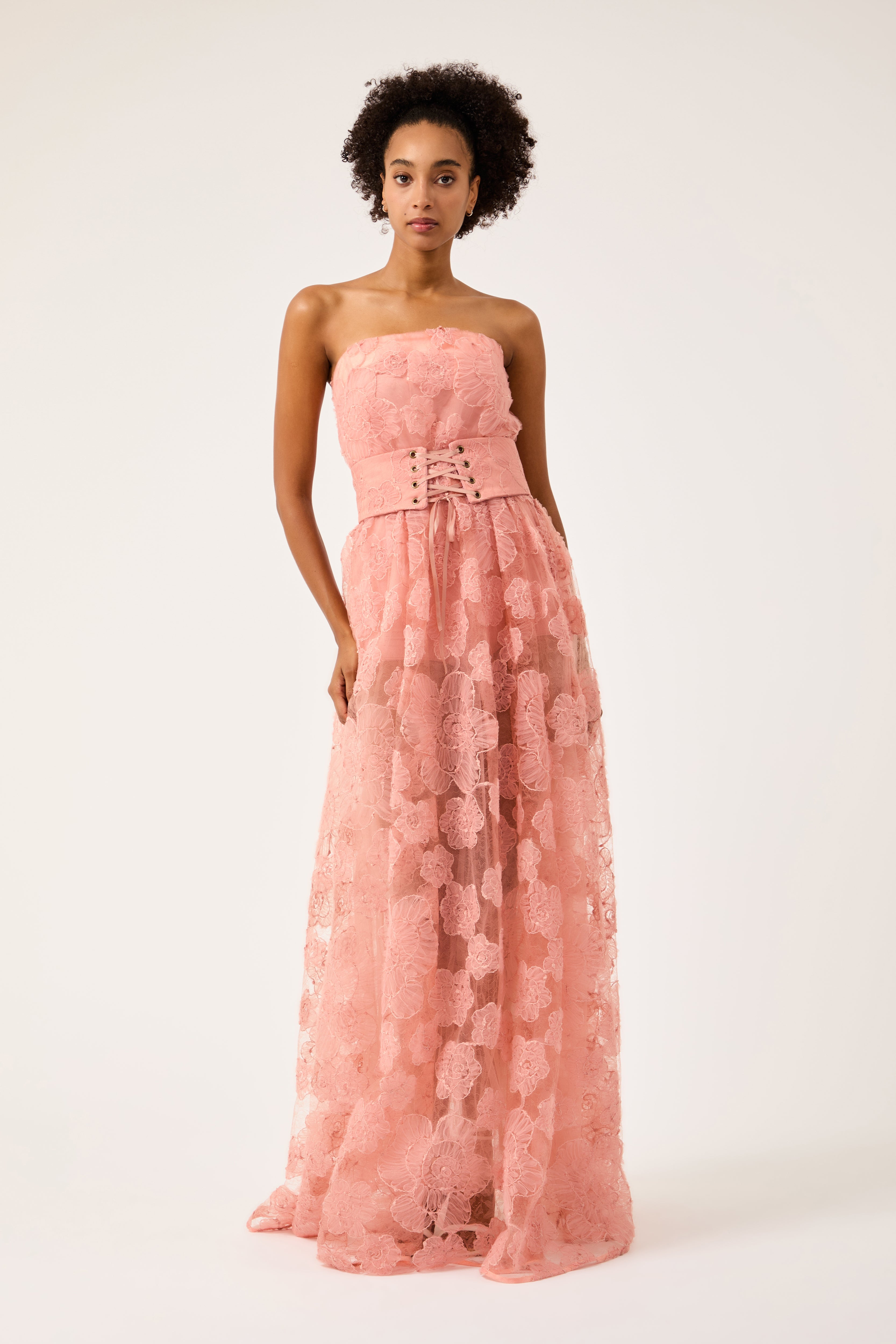 Cinto Corset Fleur Rosé Collab Vanessa Abbud