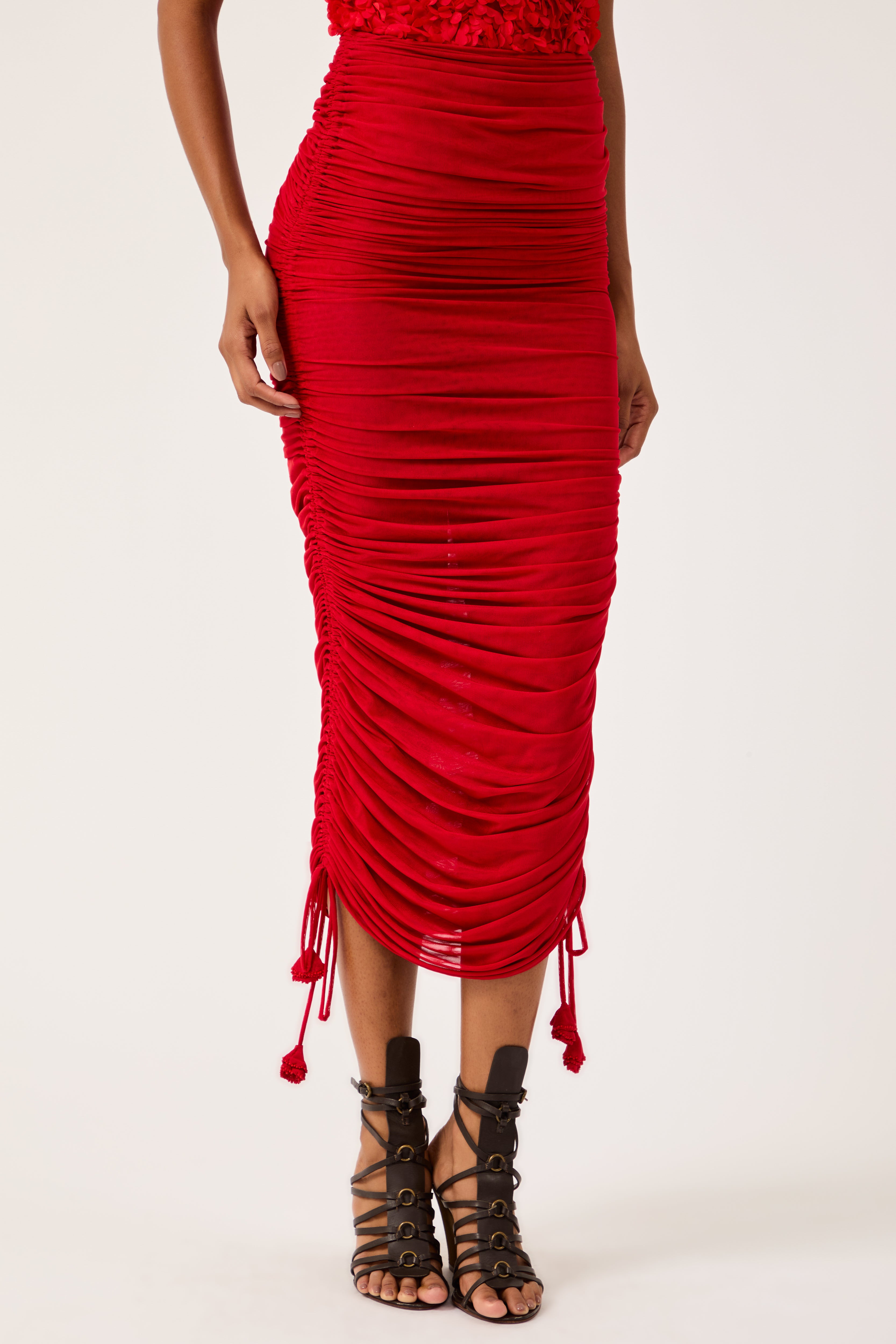 Saia Draped Pétales Collab Vanessa Abbud