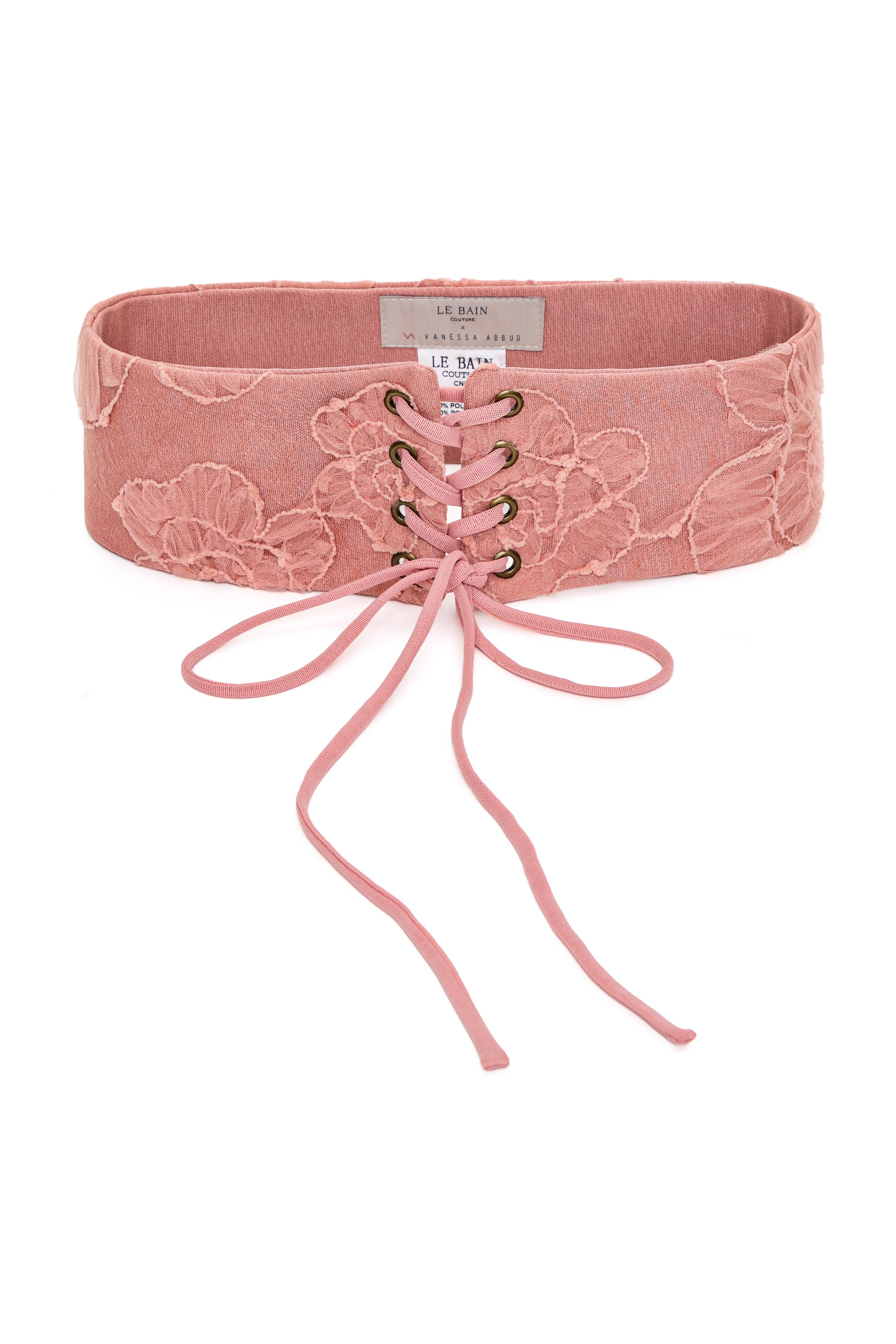 Cinto Corset Fleur Rosé Collab Vanessa Abbud