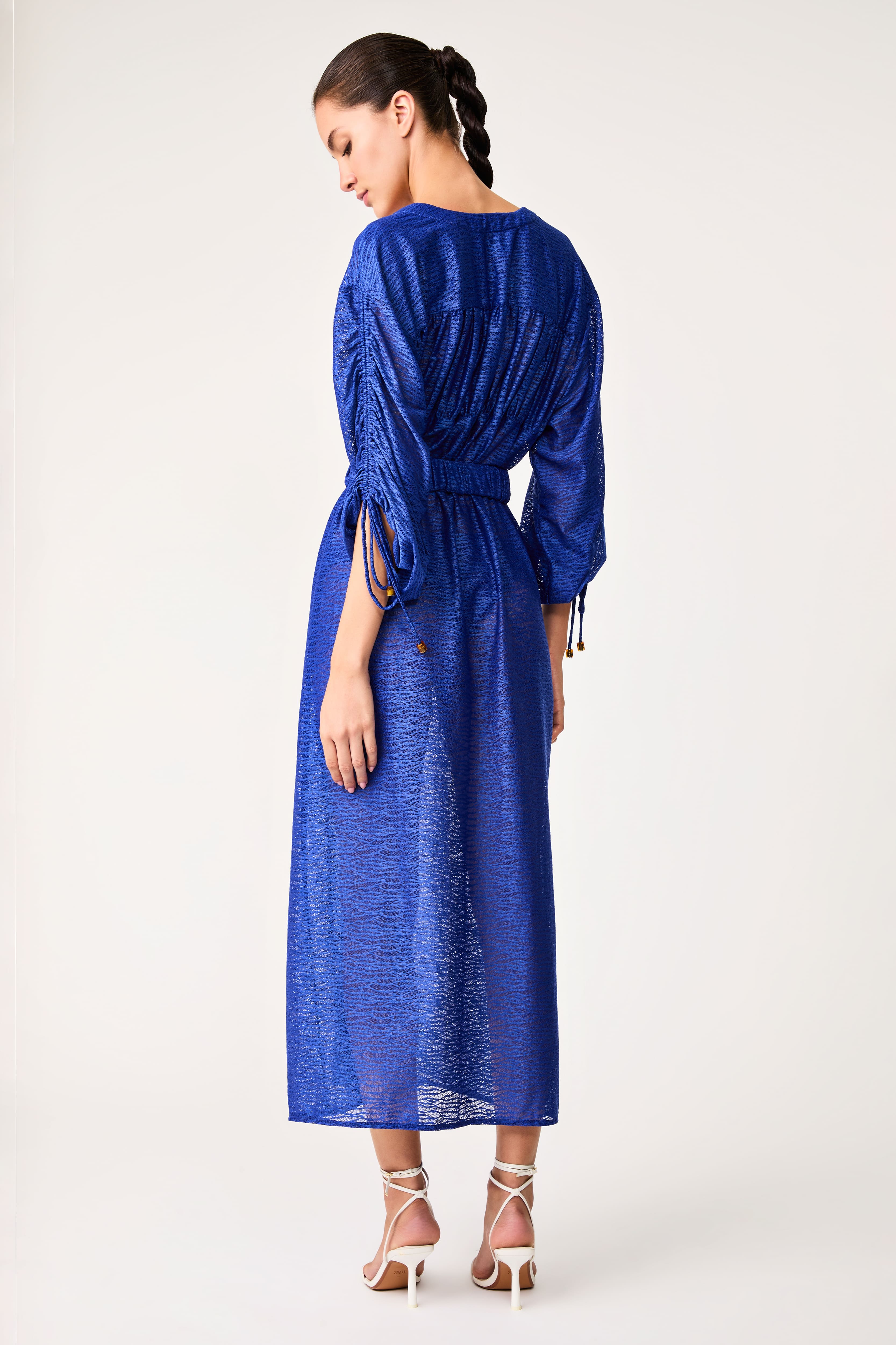 Chemise Tule Texturas Les Récifes Bleu Nuit