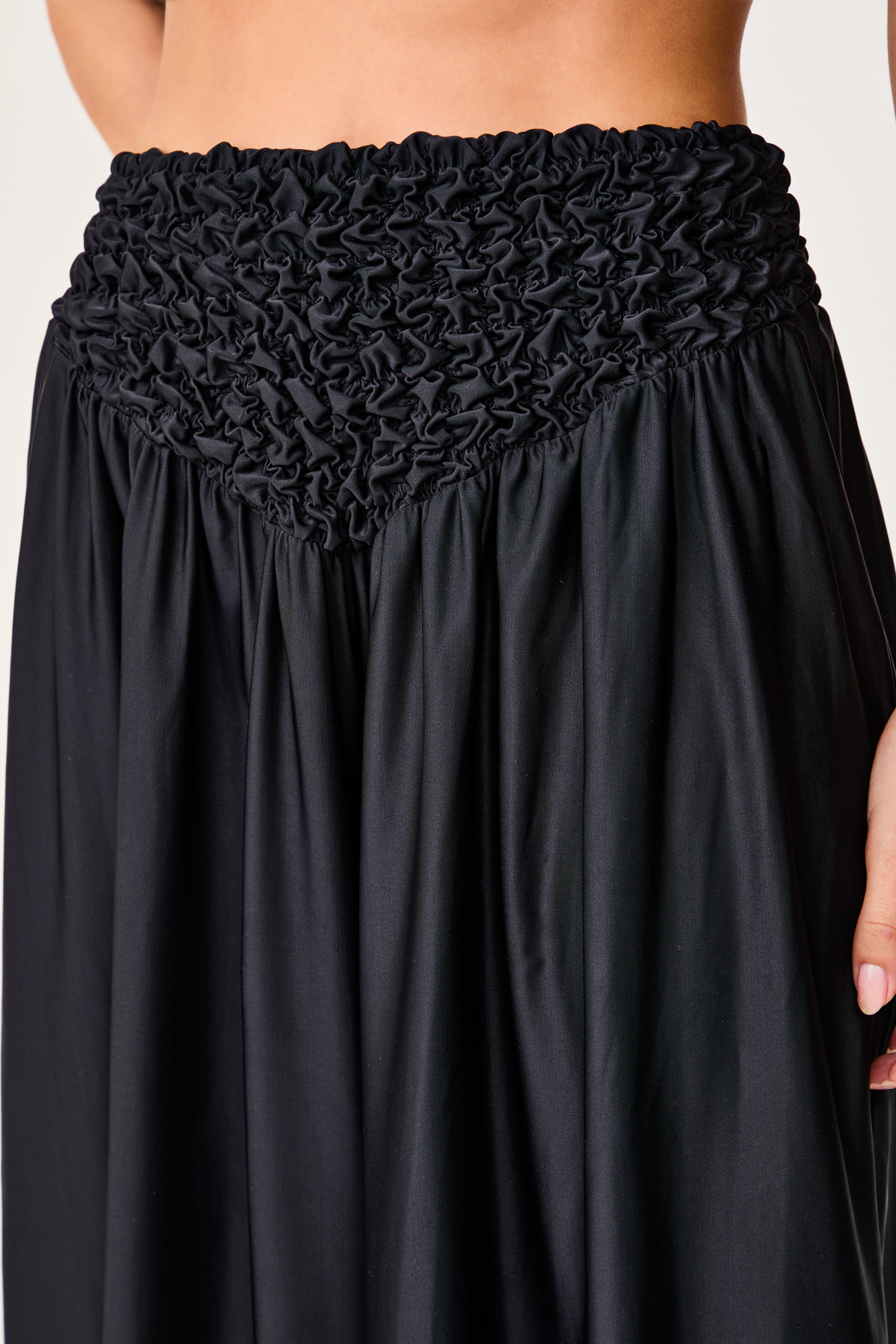 Calça Balonê Textura Les Récifes Black