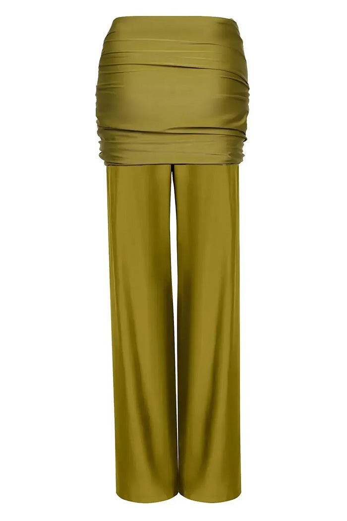 Calça Draped Pistache