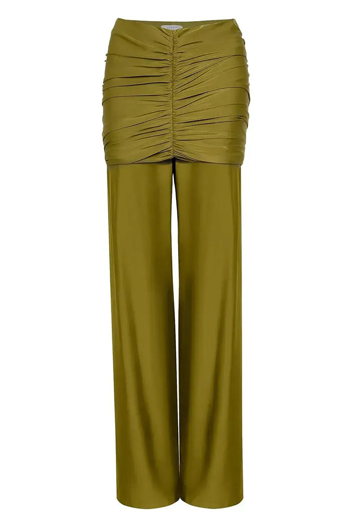 Calça Draped Pistache