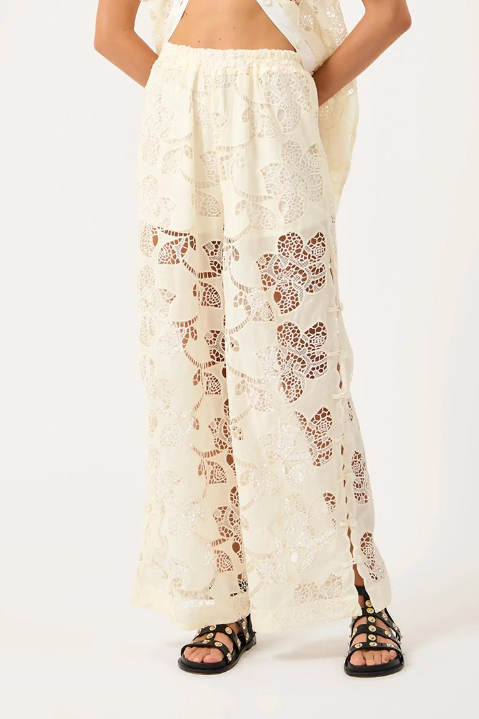 Calça Florale Off White