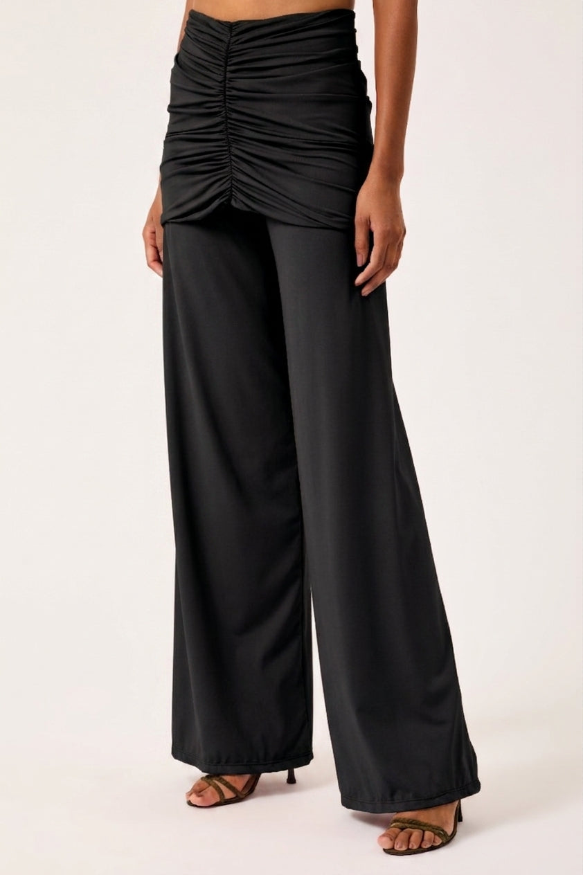 Calça Draped Mirage Black