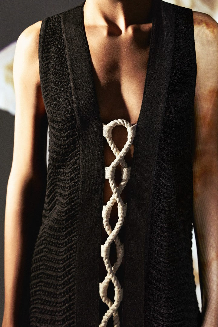 Vestido Túnica Tricot Les Rayules