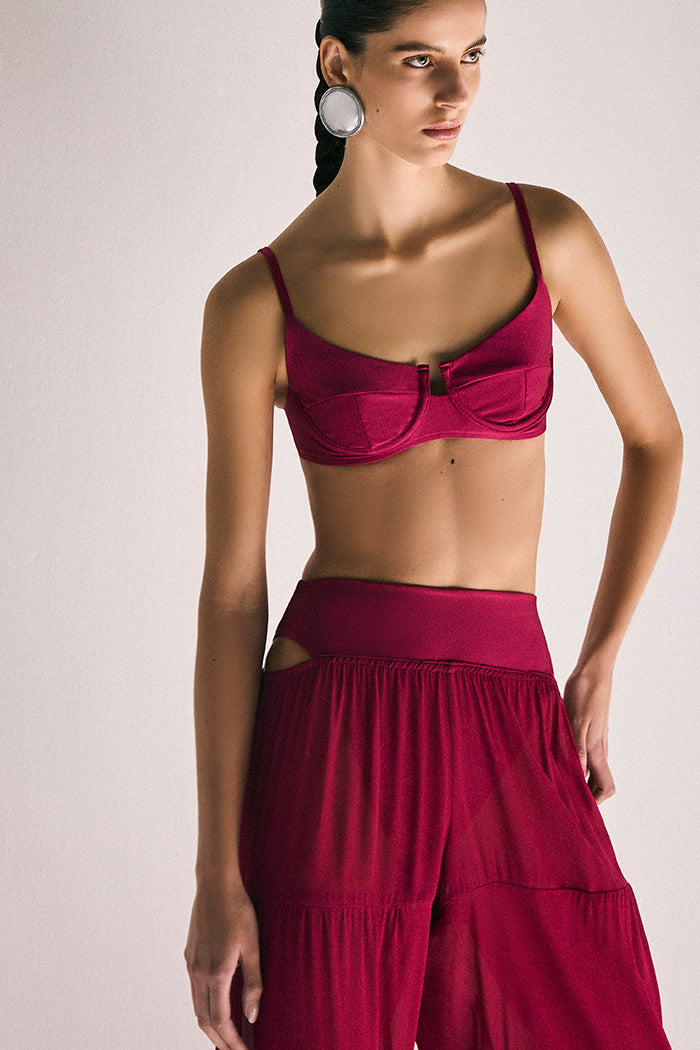 Calça Marias Collab Lolitta Framboesa