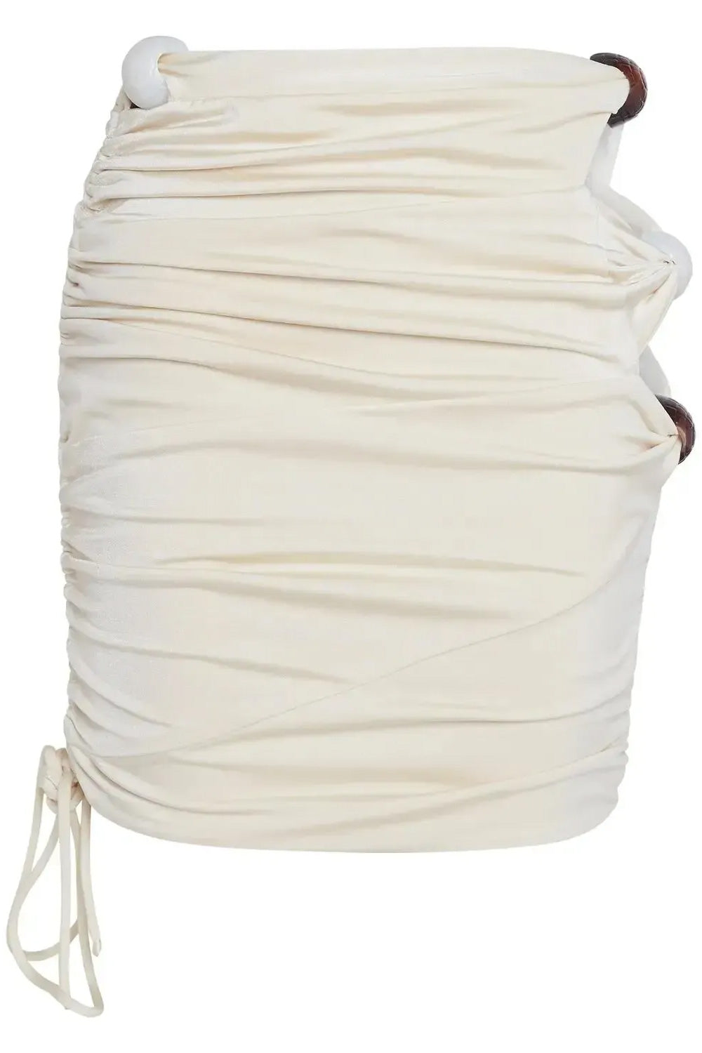 Saia Recortes Globo Disco Off White