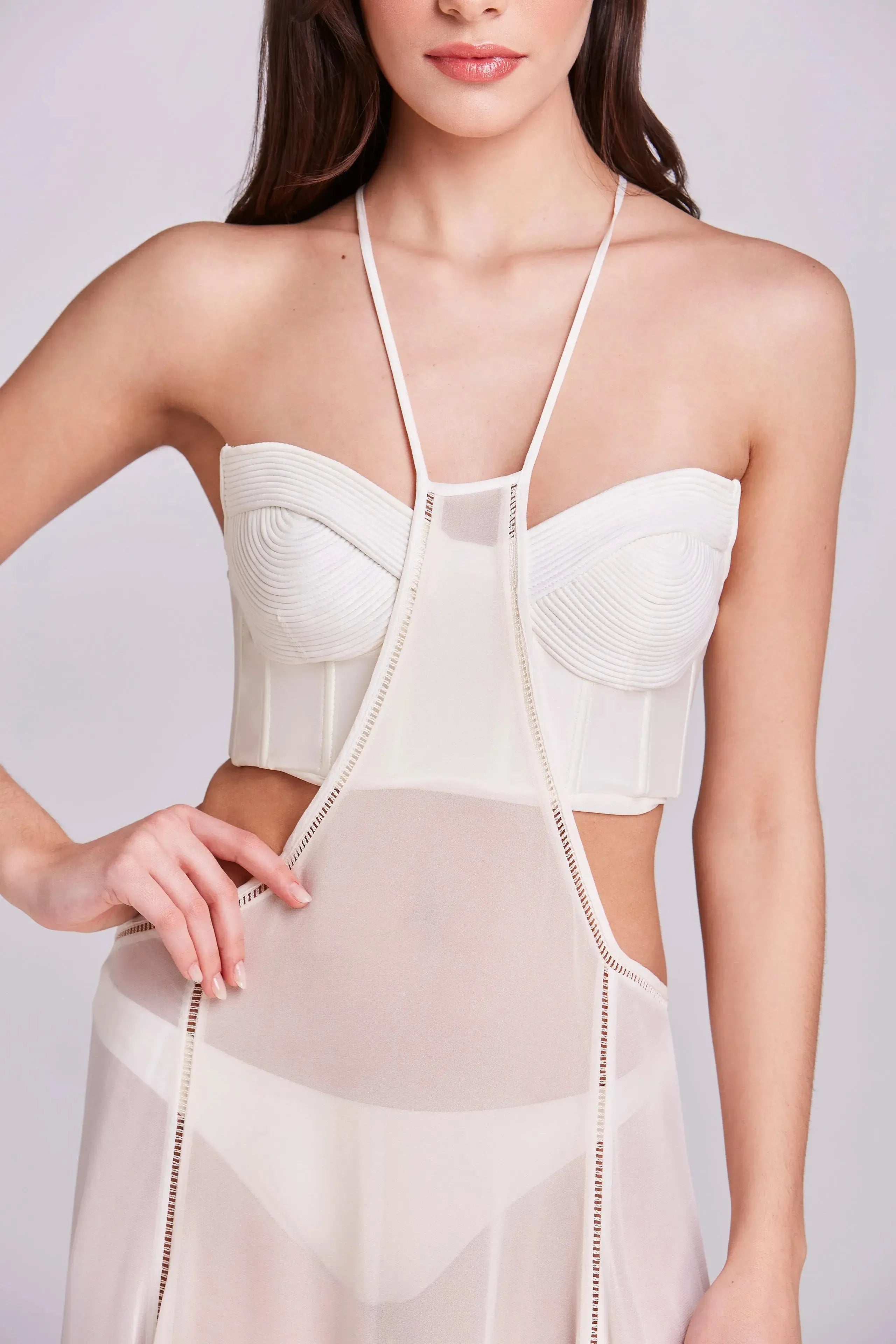 Saída longa off white