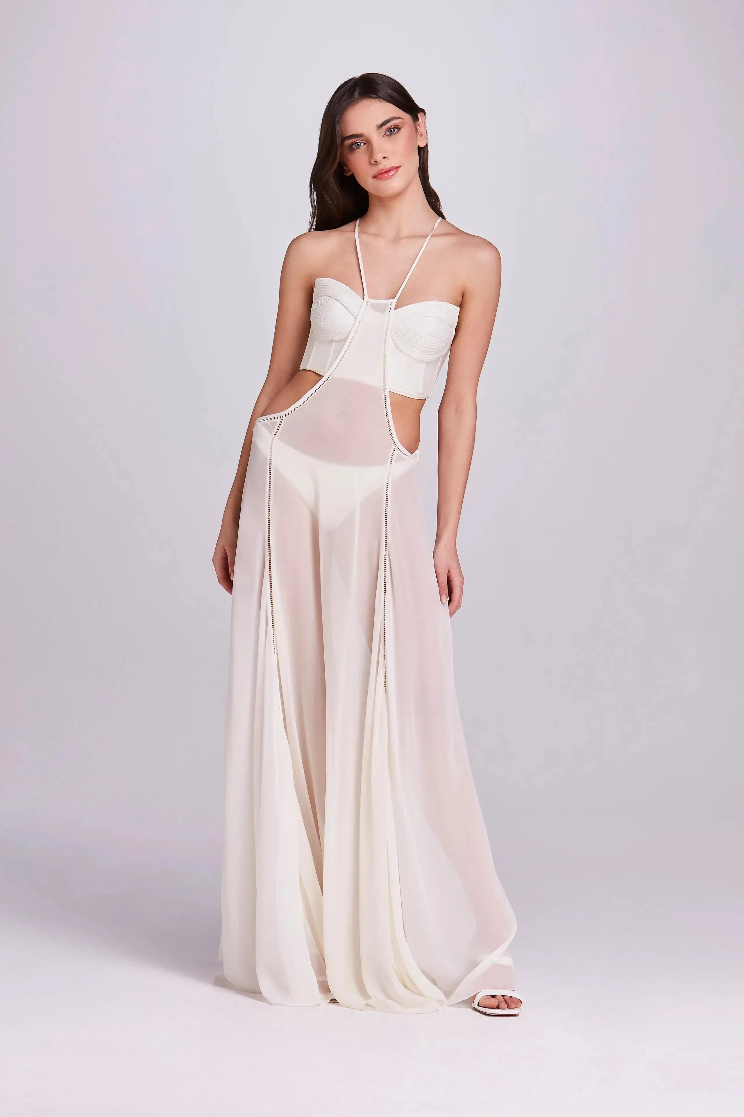 Saída longa off white