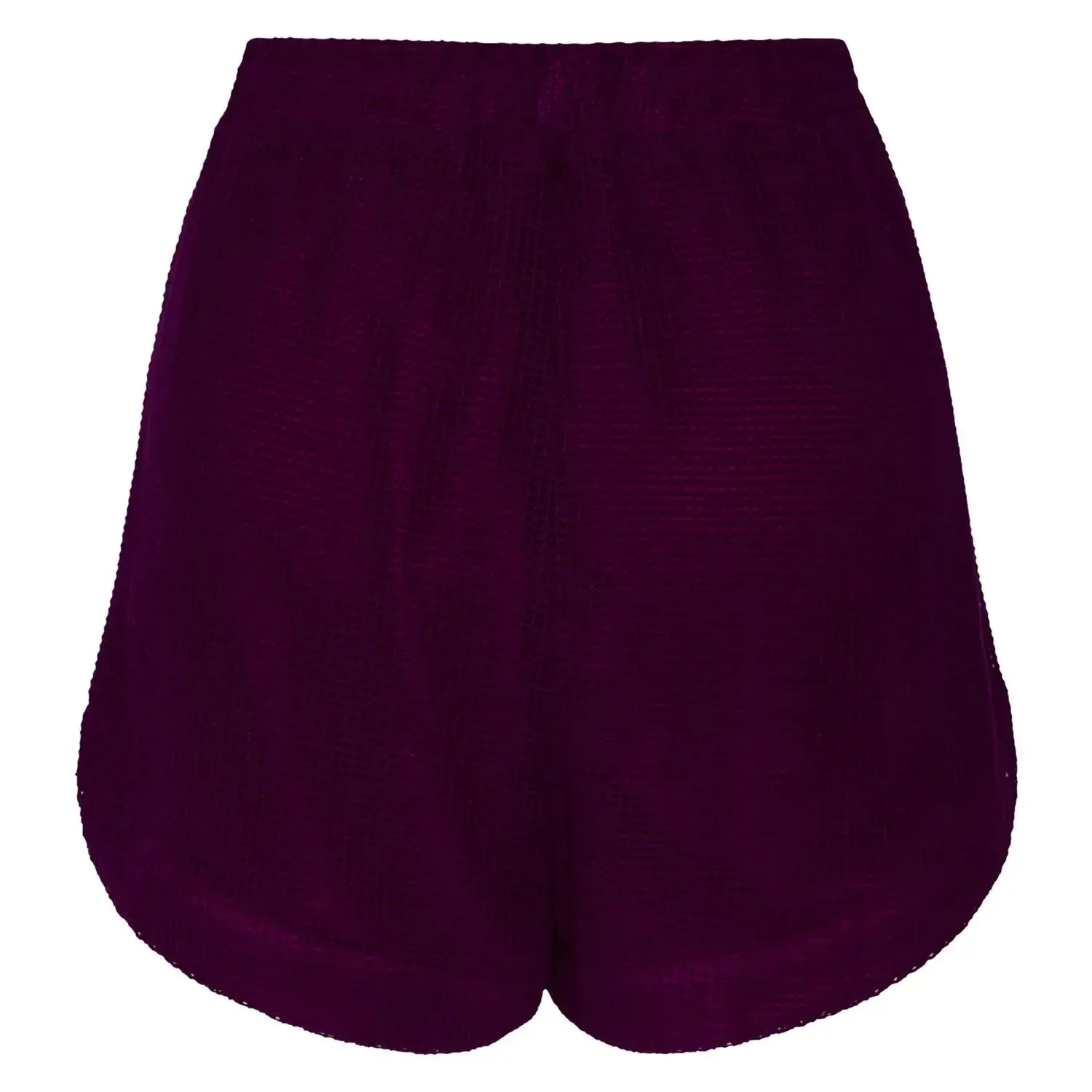Shorts Tela Cós Elástico Marsala