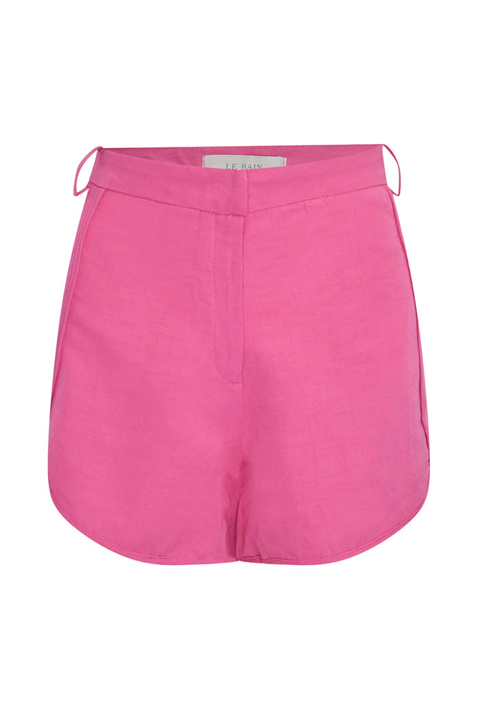 Shorts Linho Cintura Alta Líris