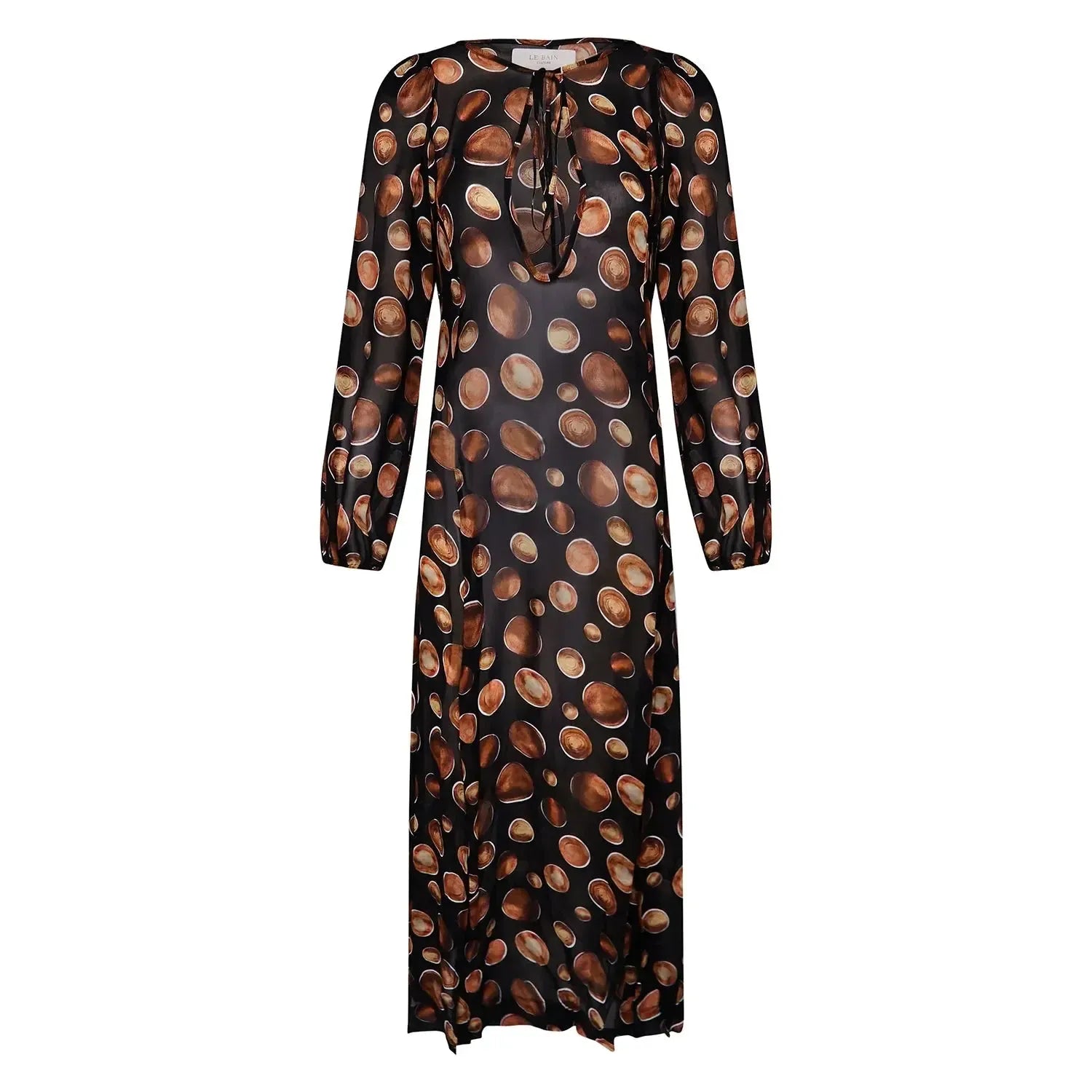 Vestido Kaftan Discos Black