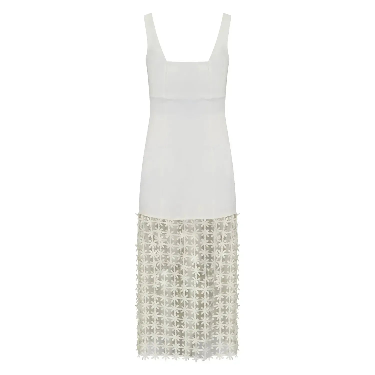 Vestido Laser Daisy Off White