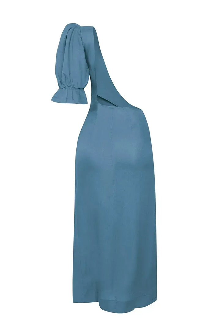 Vestido Ombro Só Manga Volume Nilo