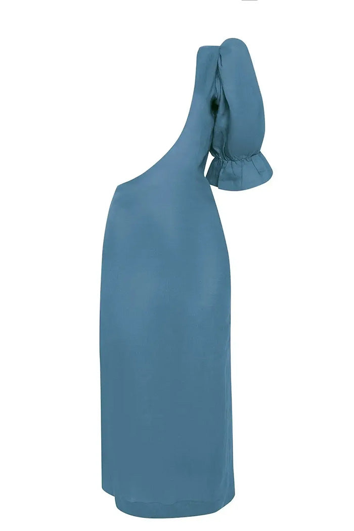 Vestido Ombro Só Manga Volume Nilo