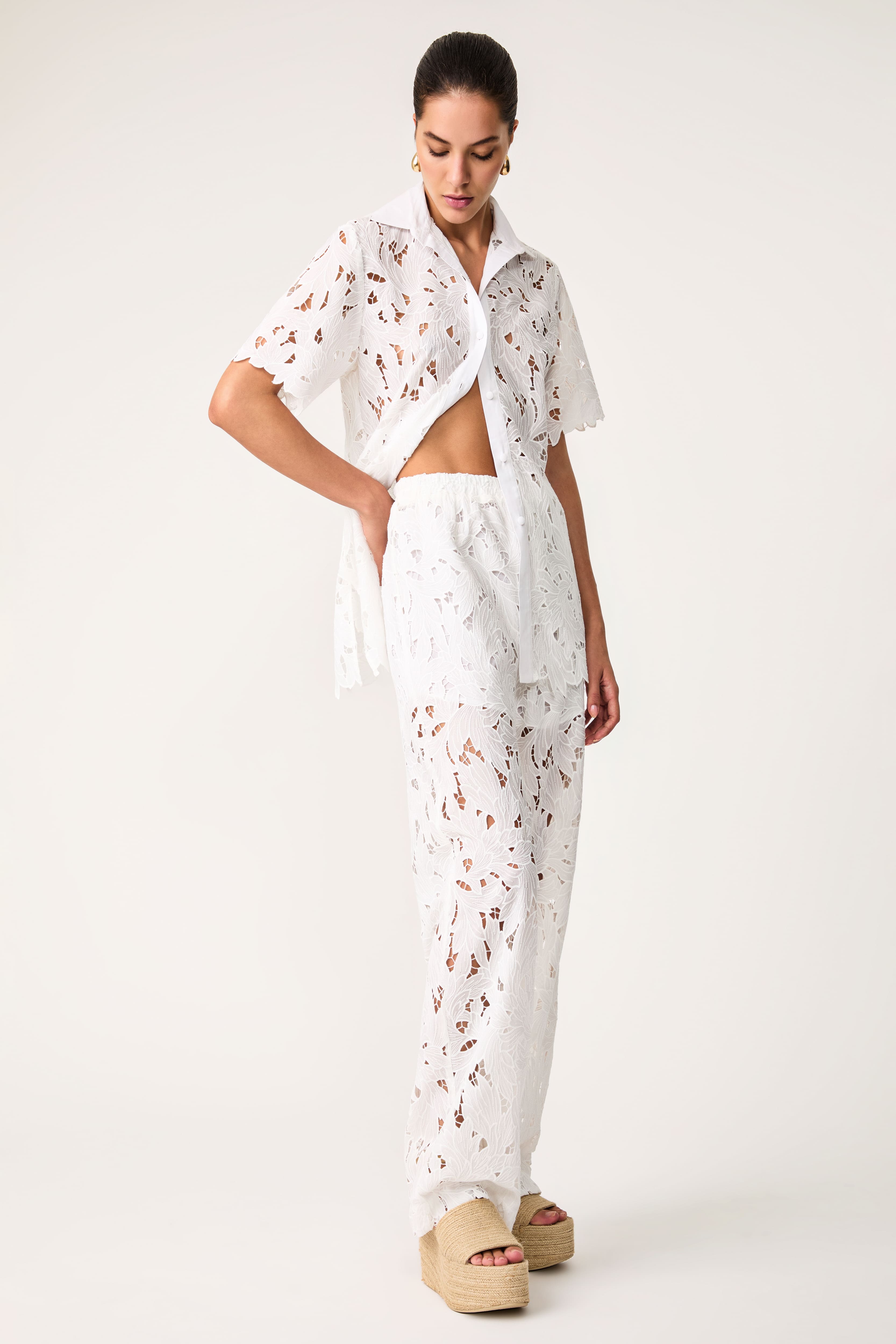 Calça Richelieu Les Algues Off White