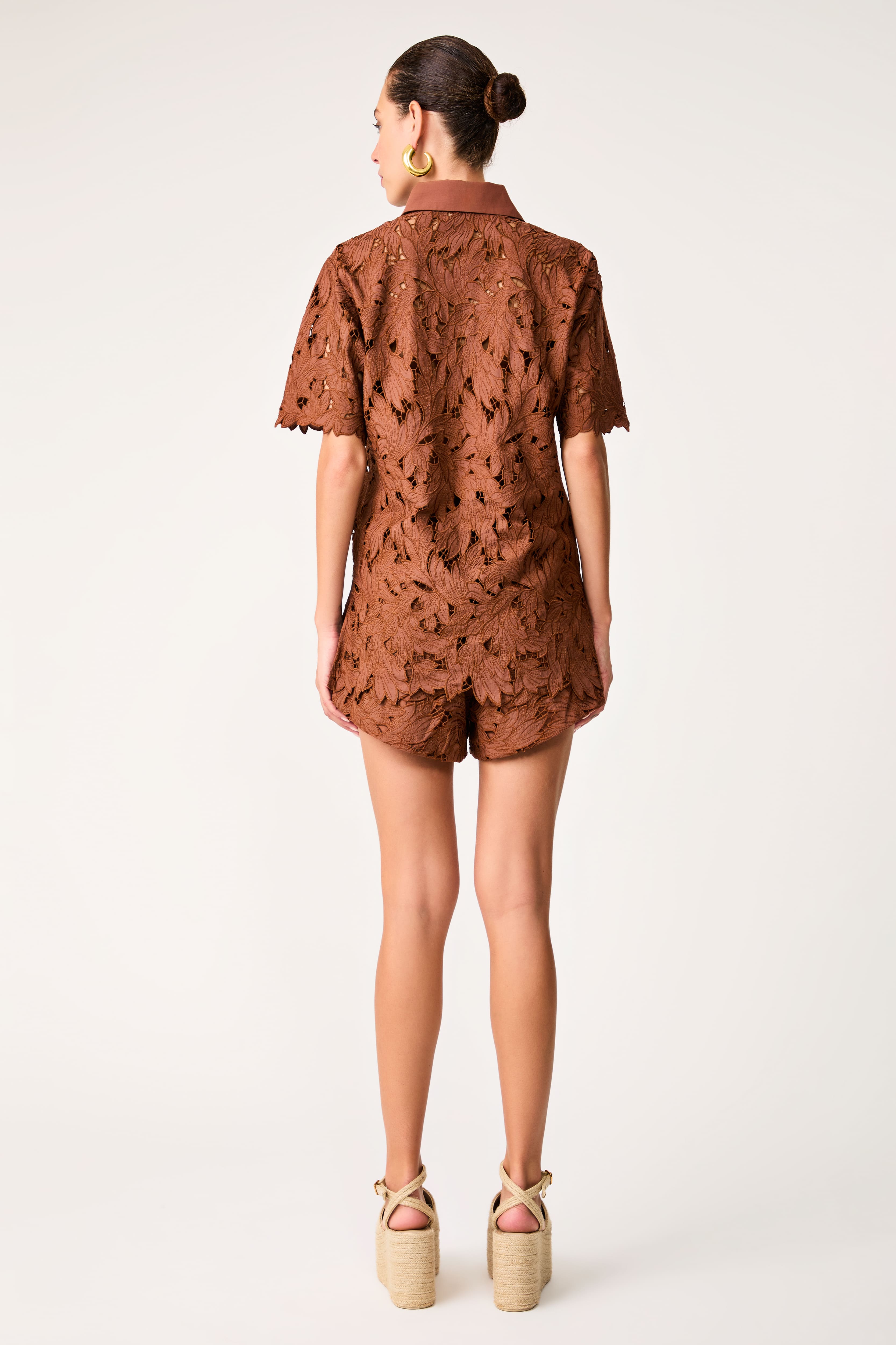 Camisa Richelieu Les Algues Mocha