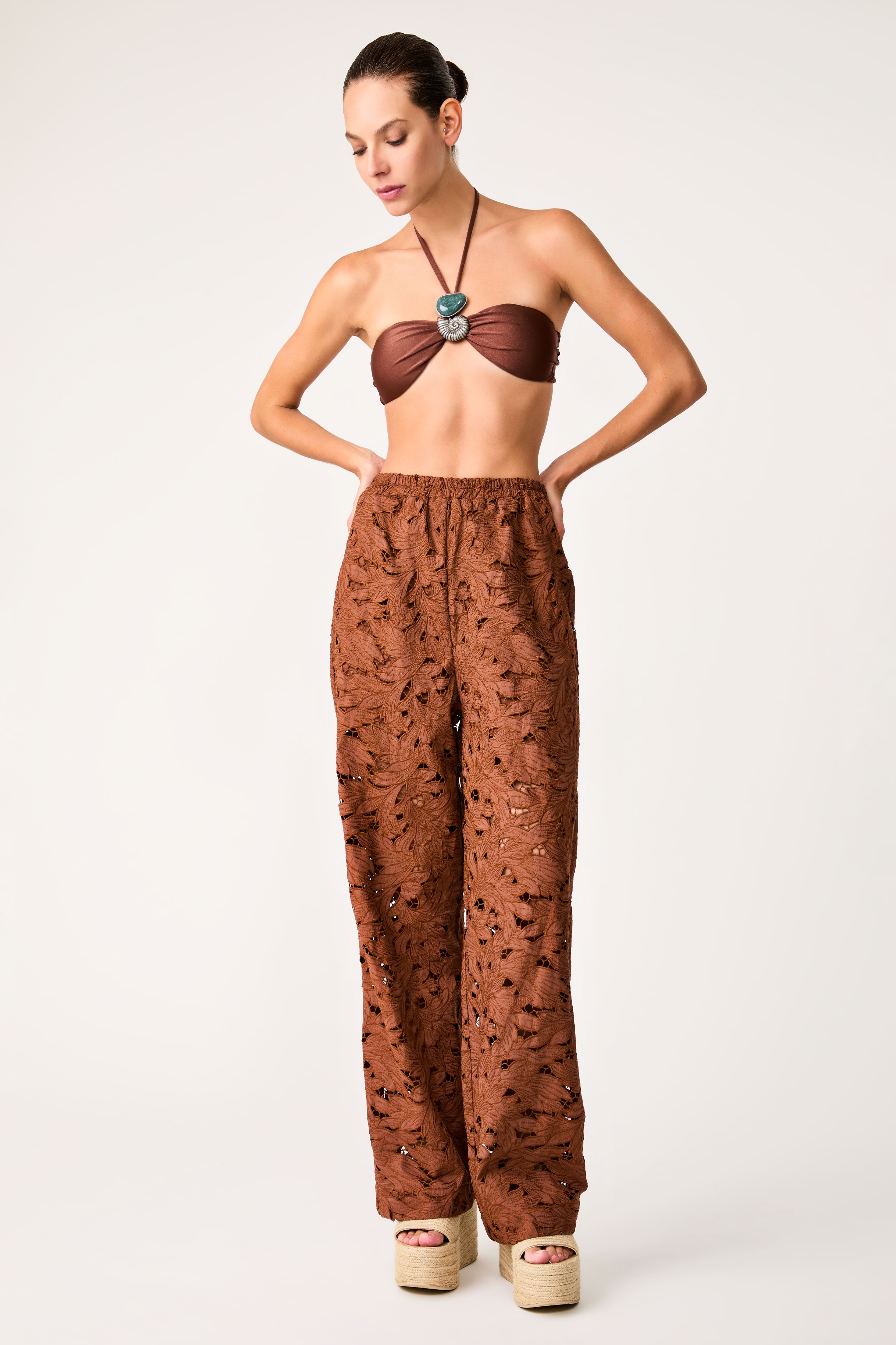 Calça Richelieu Les Algues Mocha