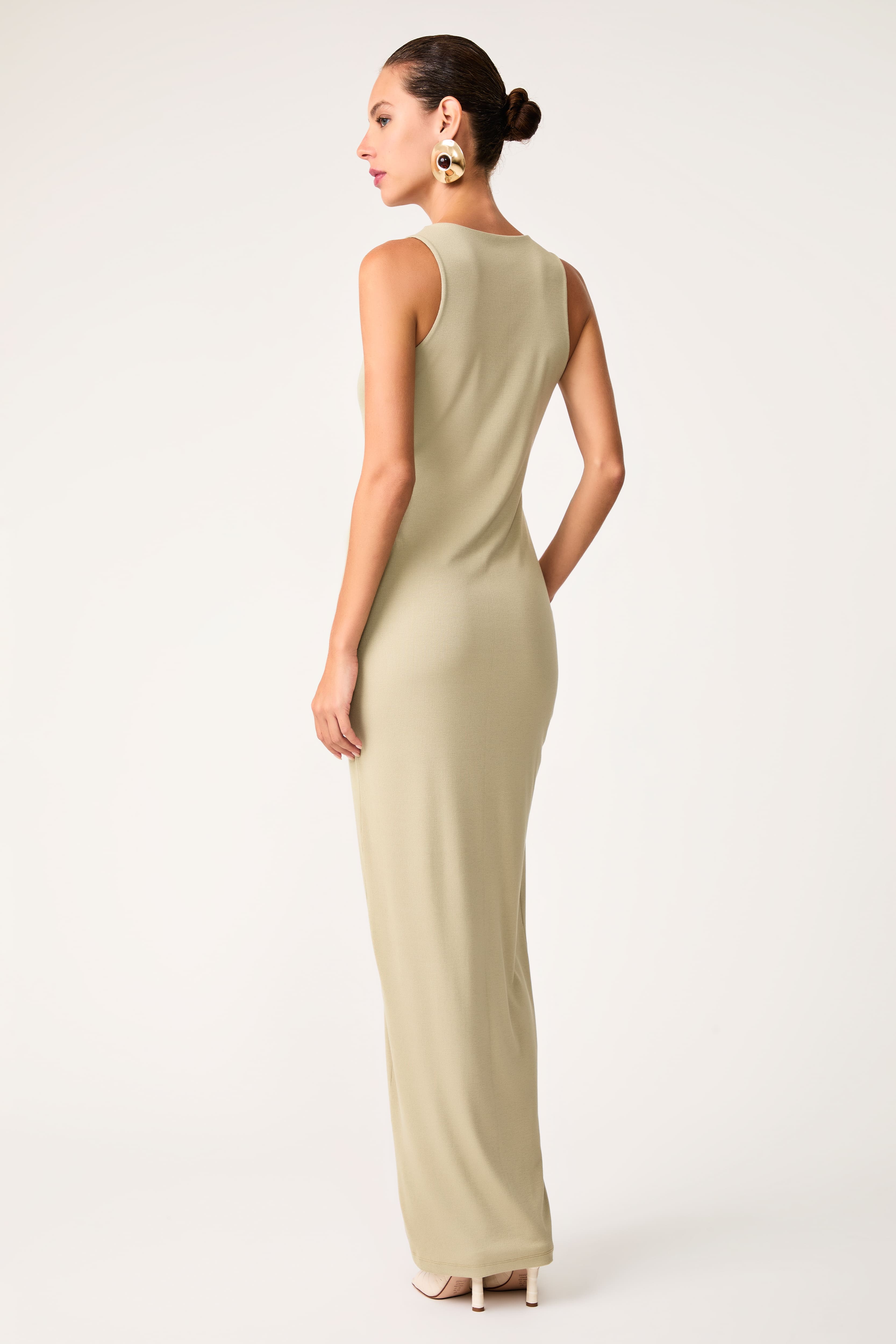 Vestido Malha Broche Les Coquillages Menthe