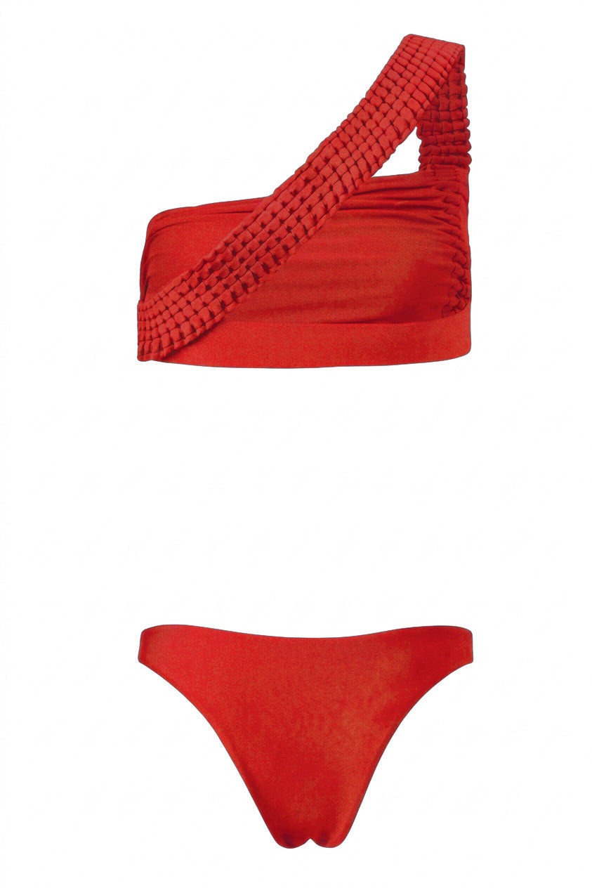 Biquíni Wave Ombro Só Vermelho