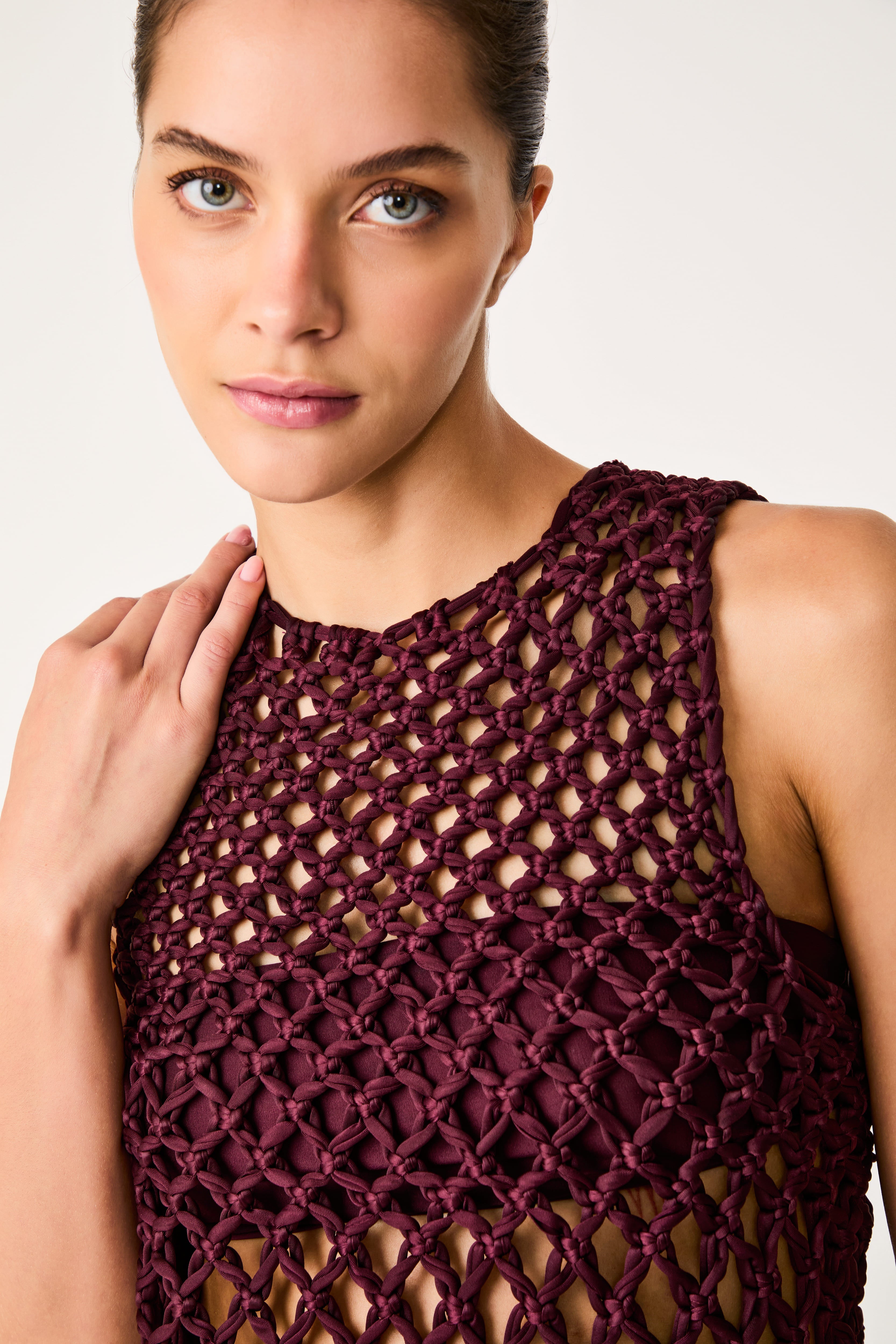 Vestido Midi Macramê La Nasse Bourgogne