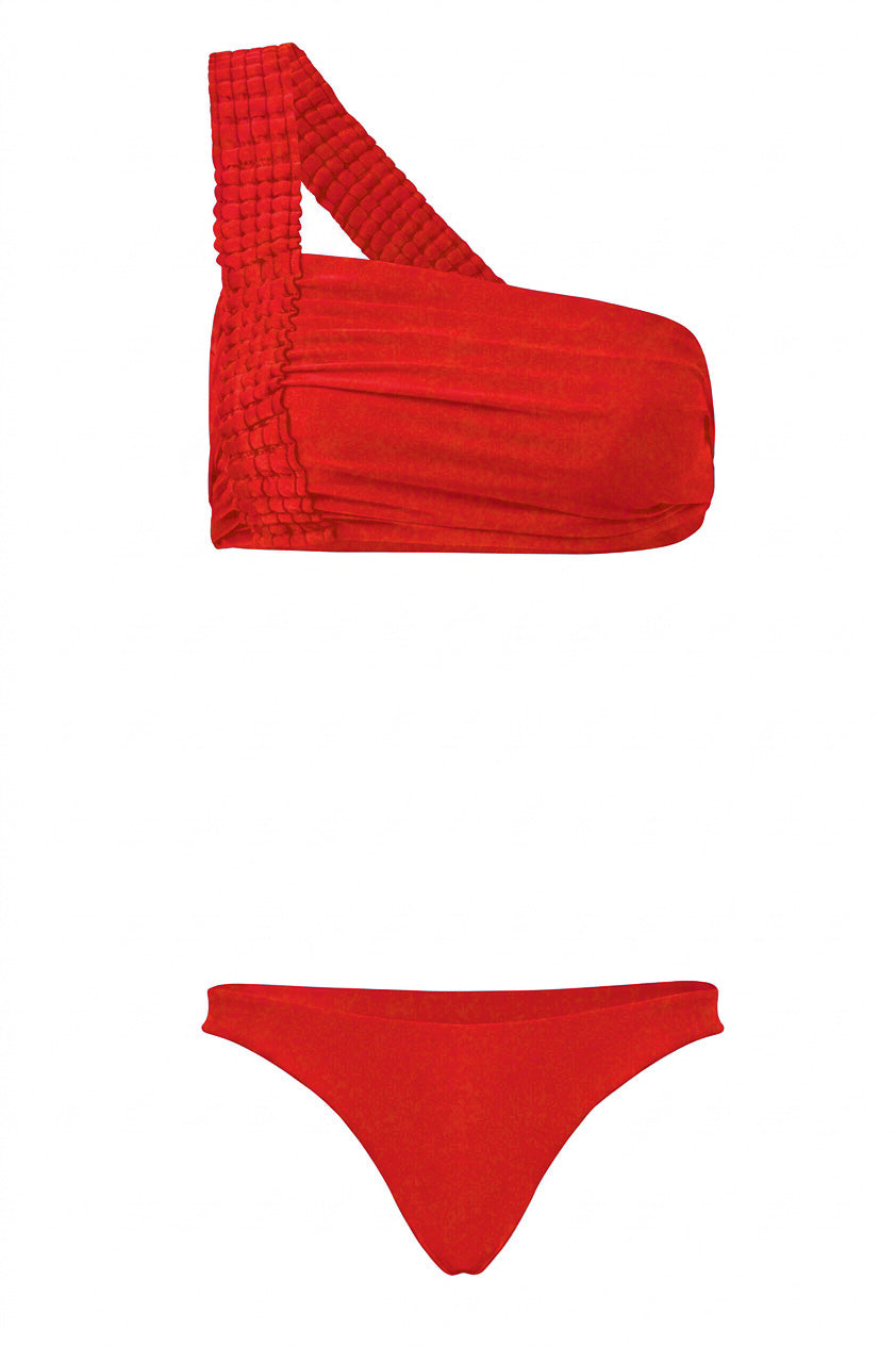 Biquíni Wave Ombro Só Vermelho