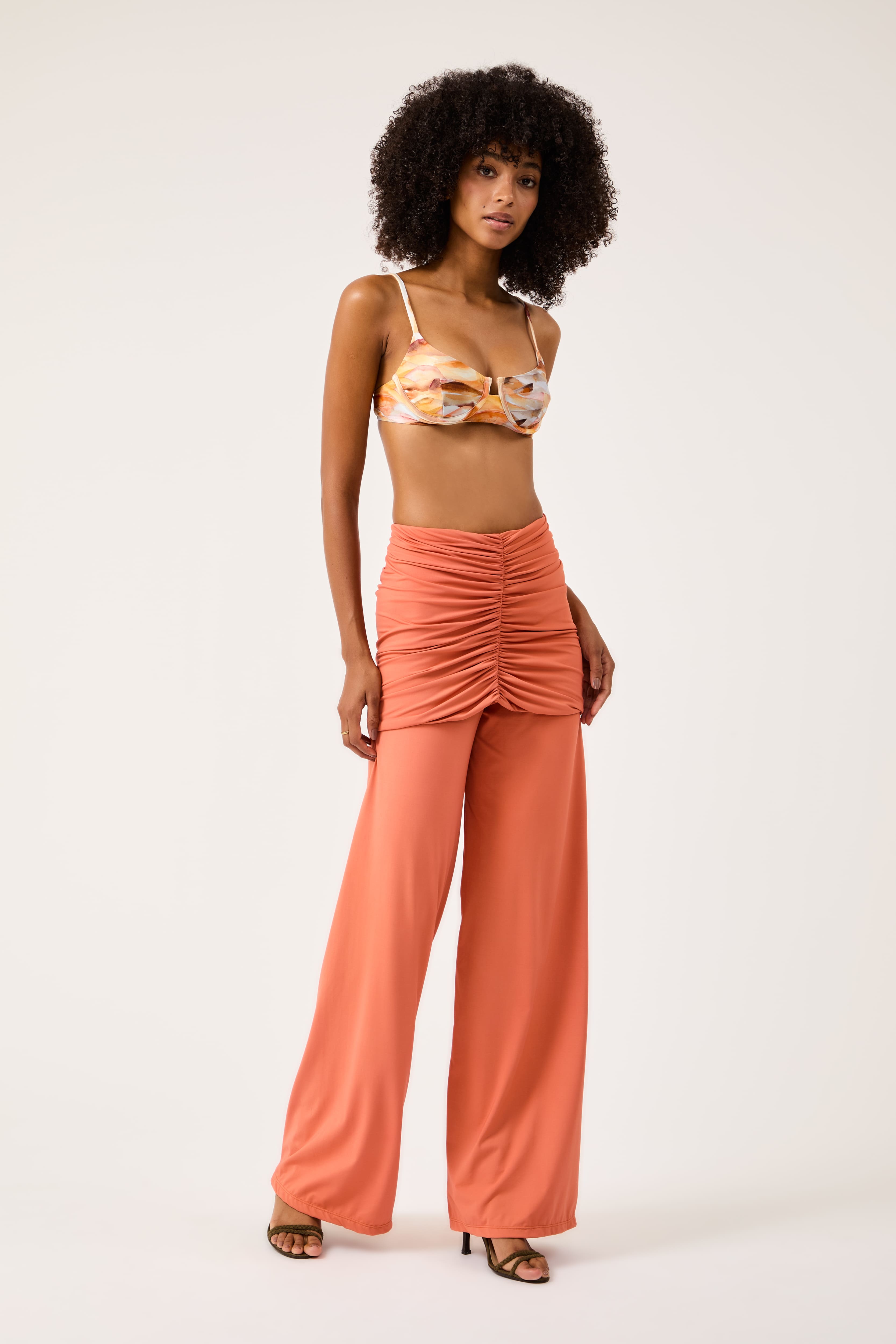 Calça Draped Mirage Porcelain
