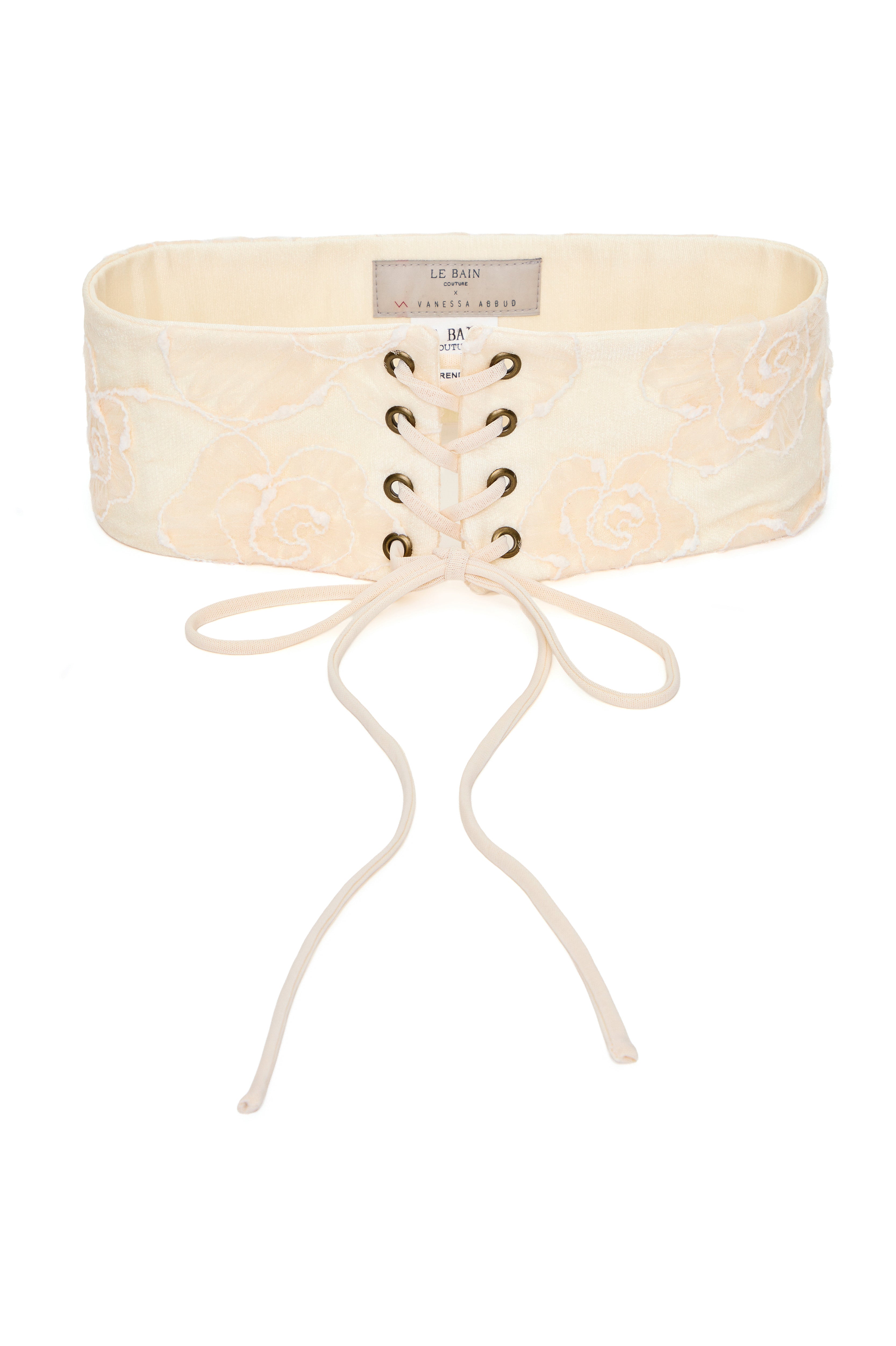 Cinto Corset Fleur Off White Collab Vanessa Abbud