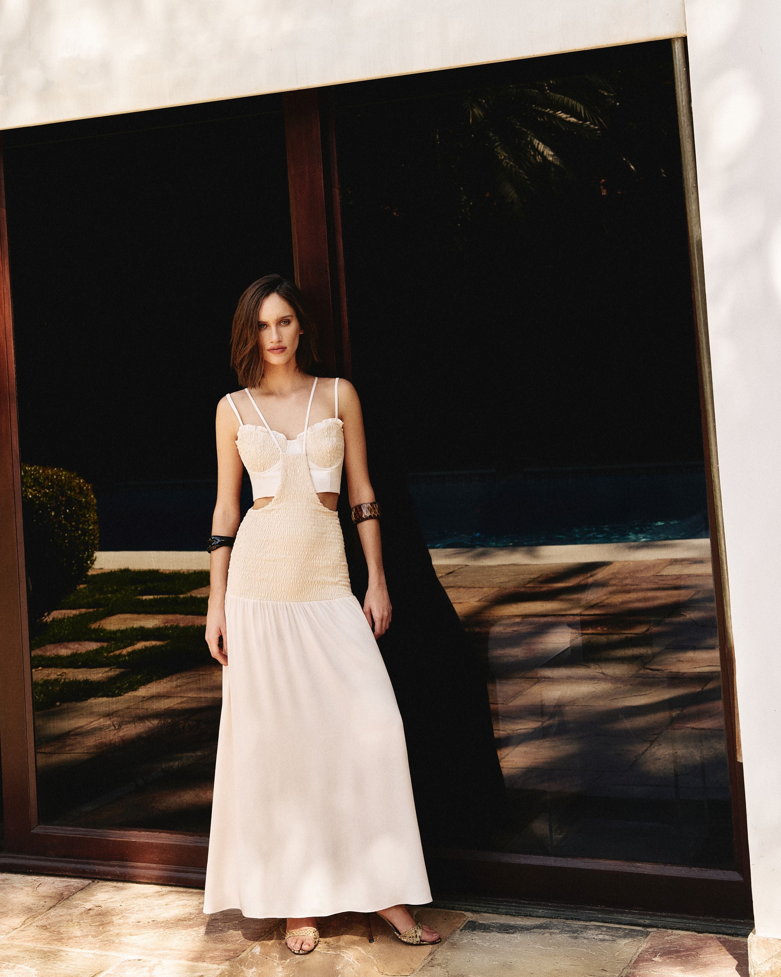 Conjunto Vestido Salopete Clair Vanilla