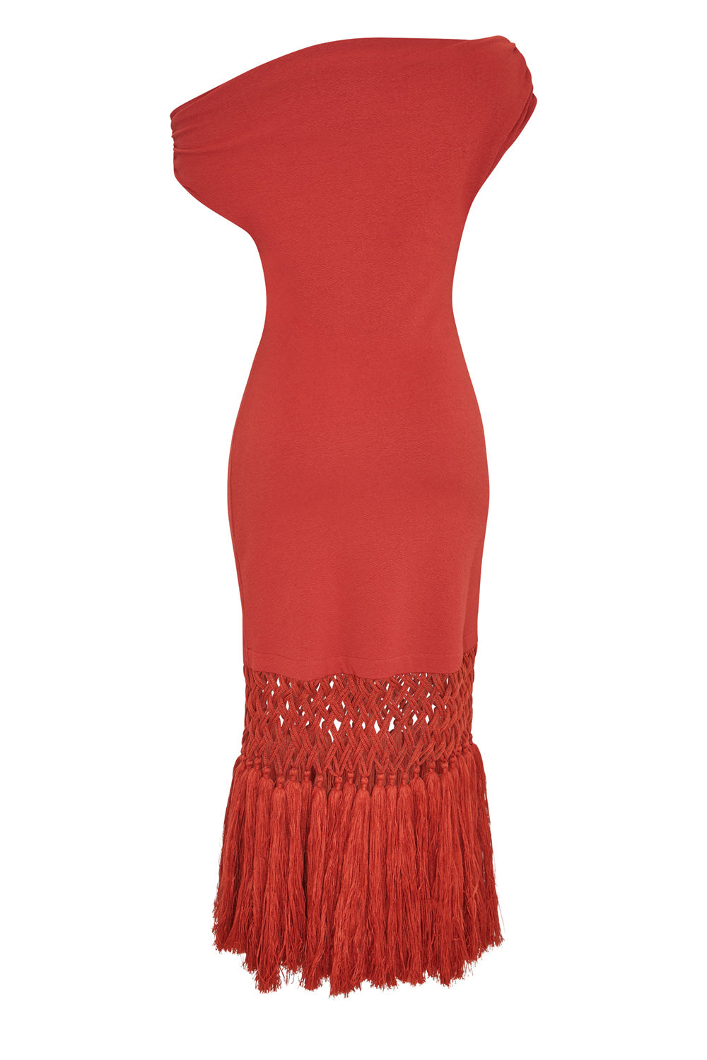 Vestido Franges D’oasis Terracotta